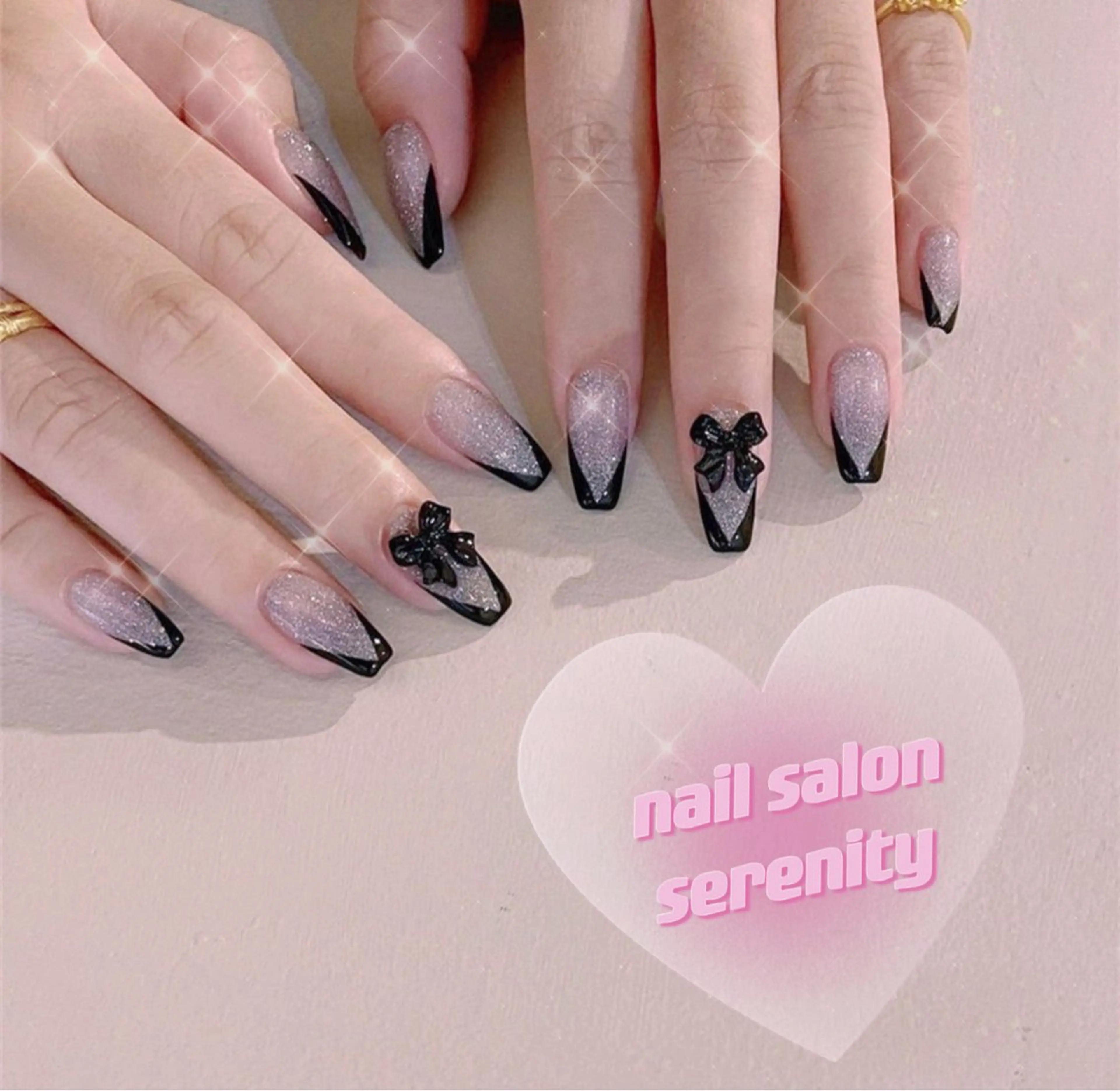 ネイル ハンドネイル ハンドケア ✨Serenity ワンホンネイルのネイルデザイン