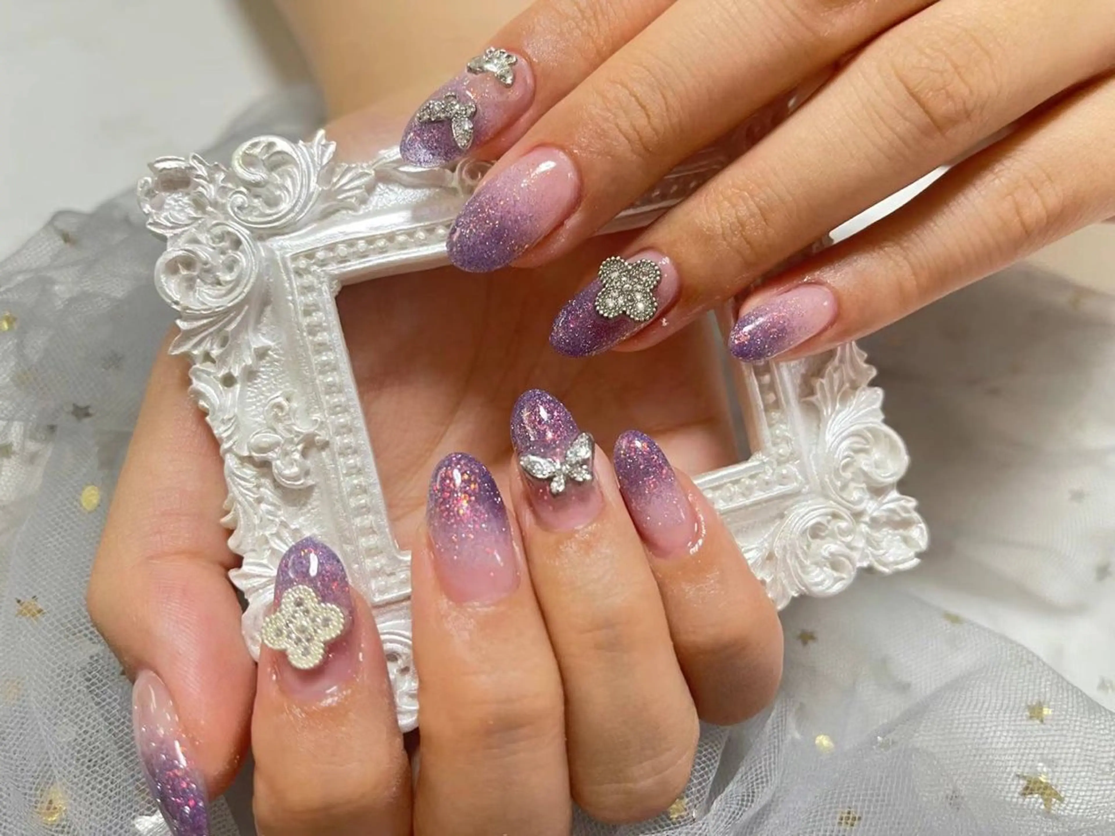 ネイル ハンドネイル 🎀ネイルサロン エクラYUI🎀のネイルデザイン