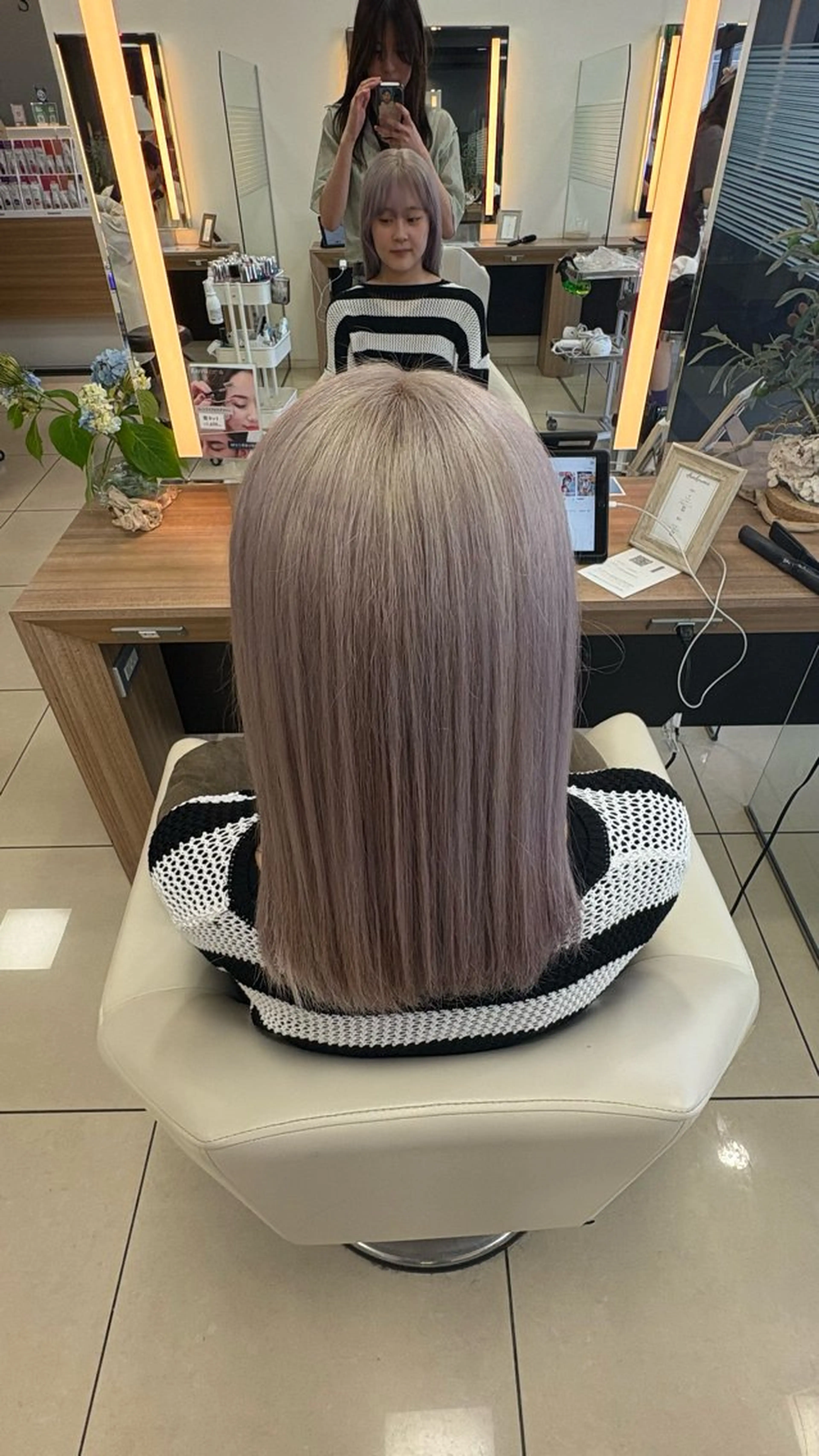 ミディアム カラー ヘアカラー トリートメント 韓国風カラー🇰🇷 🪄︎︎⭐ひかり⭐️のヘアスタイル
