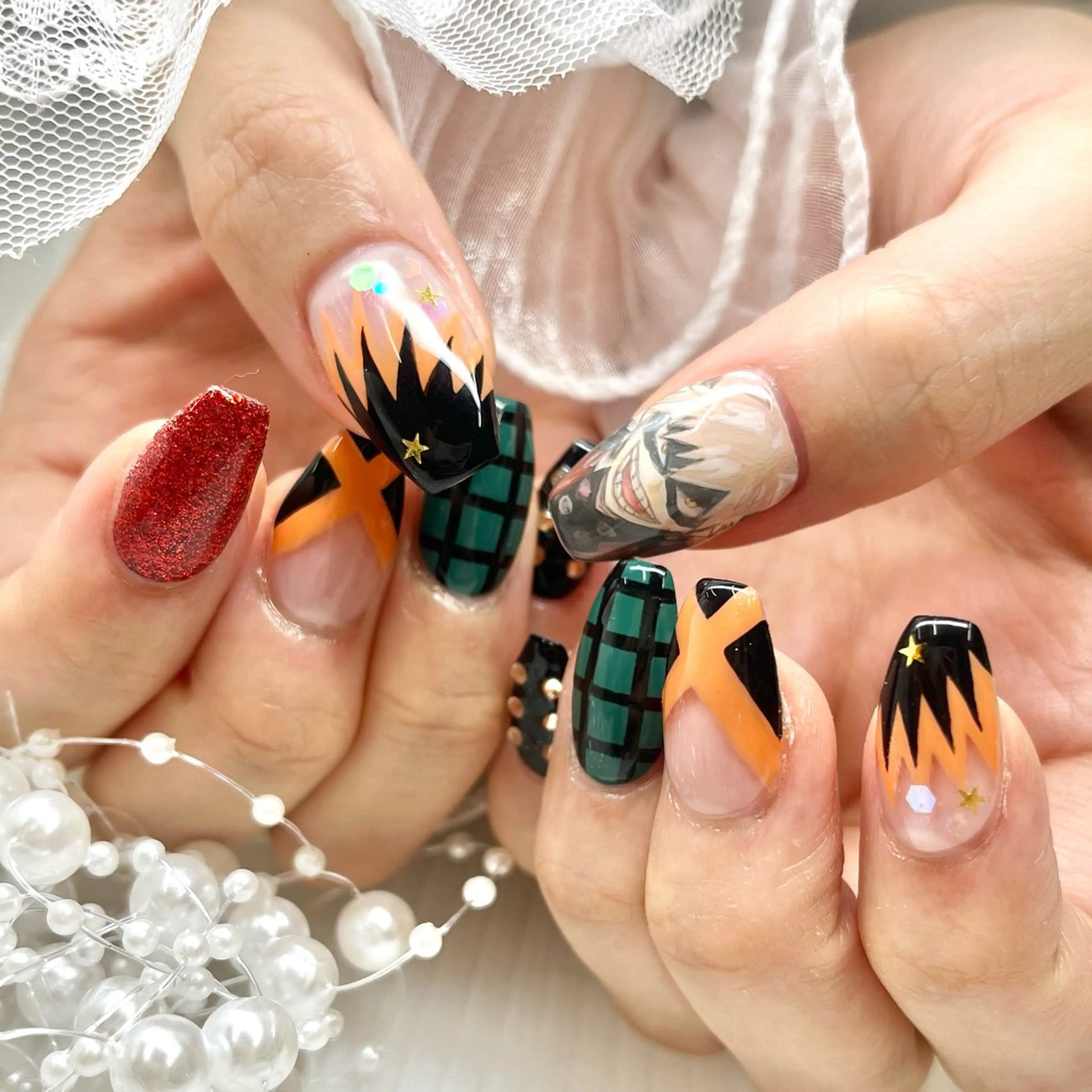 ネイル ハンドネイル 池袋痛ネイル Nok. 渡辺のネイルデザイン