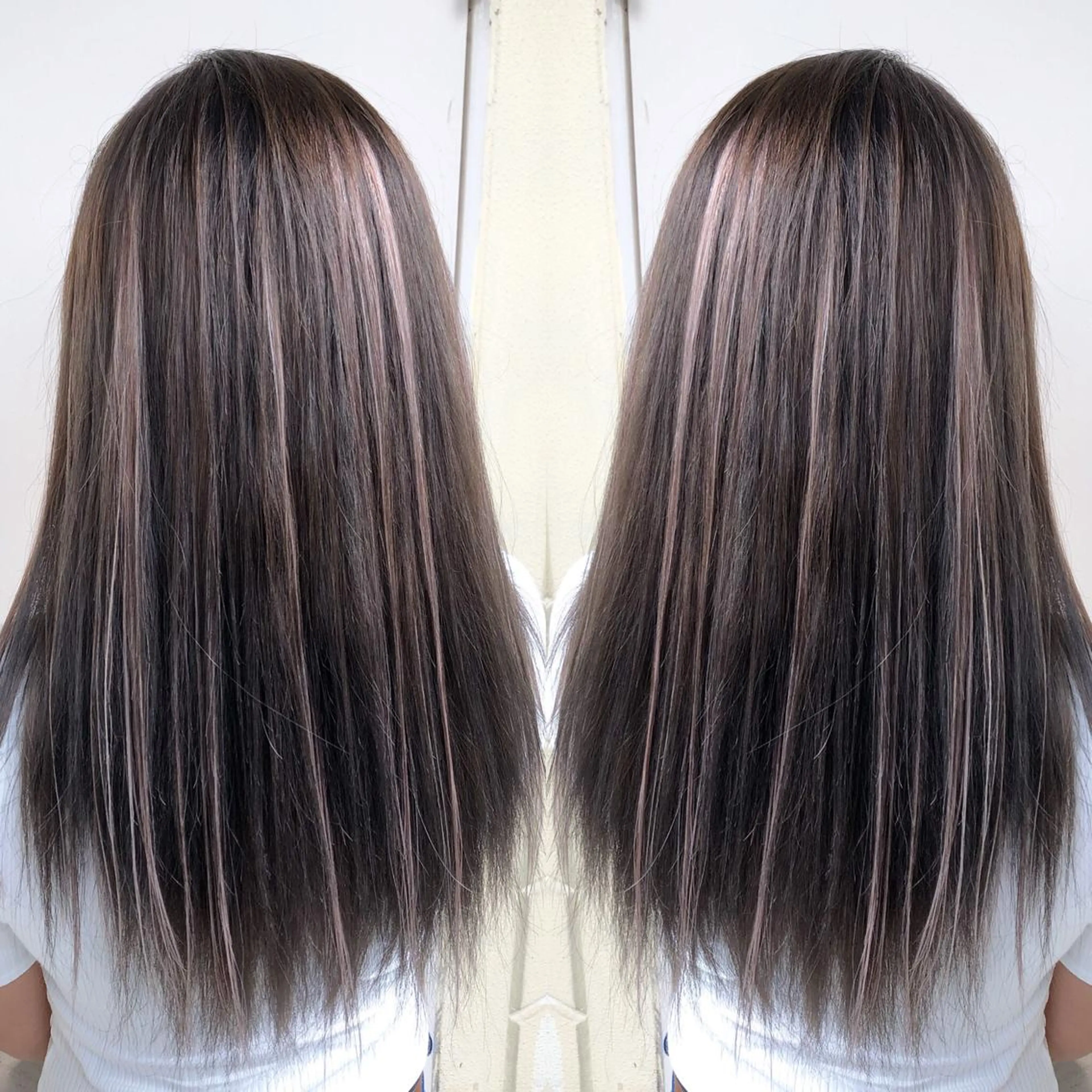 ロング カラー kr2s アメ村のヘアスタイル