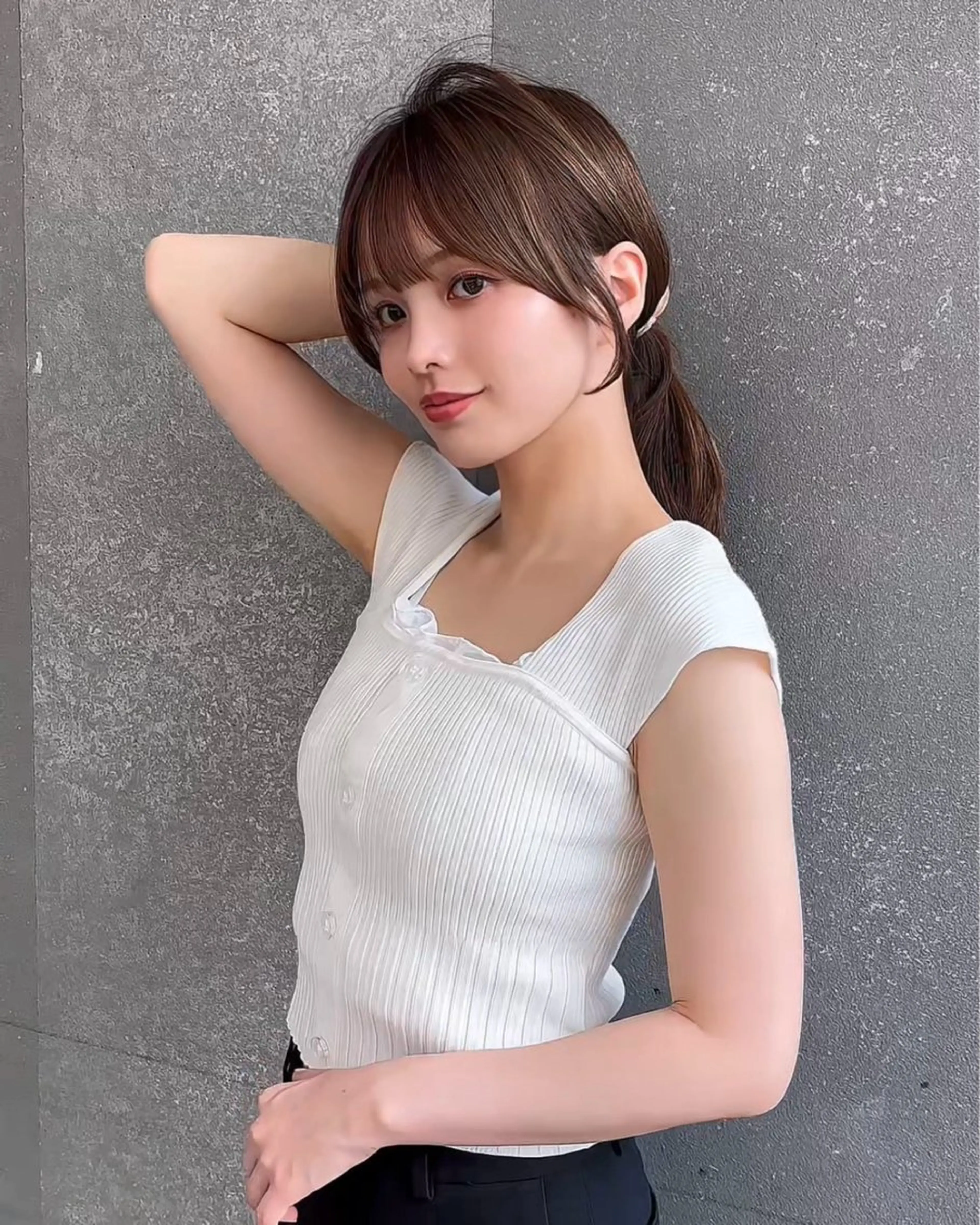 ミディアム カラー 髪質改善 レイヤーカット 縮毛矯正 【美髪矯正】 吉村　清志のヘアスタイル