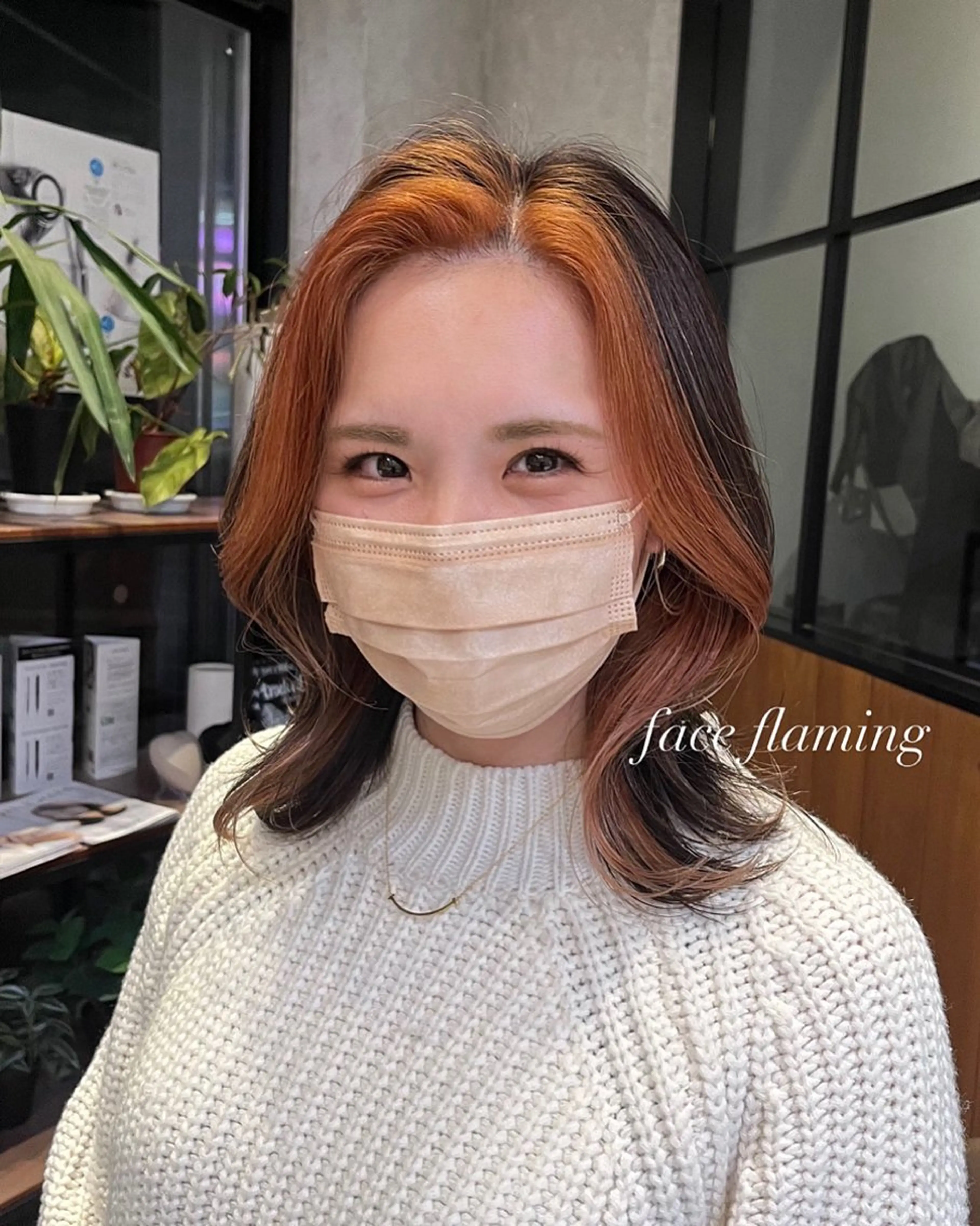 セミロング カラー yuuri🎀/大宮 /韓国ヘア/レイヤーのヘアスタイル