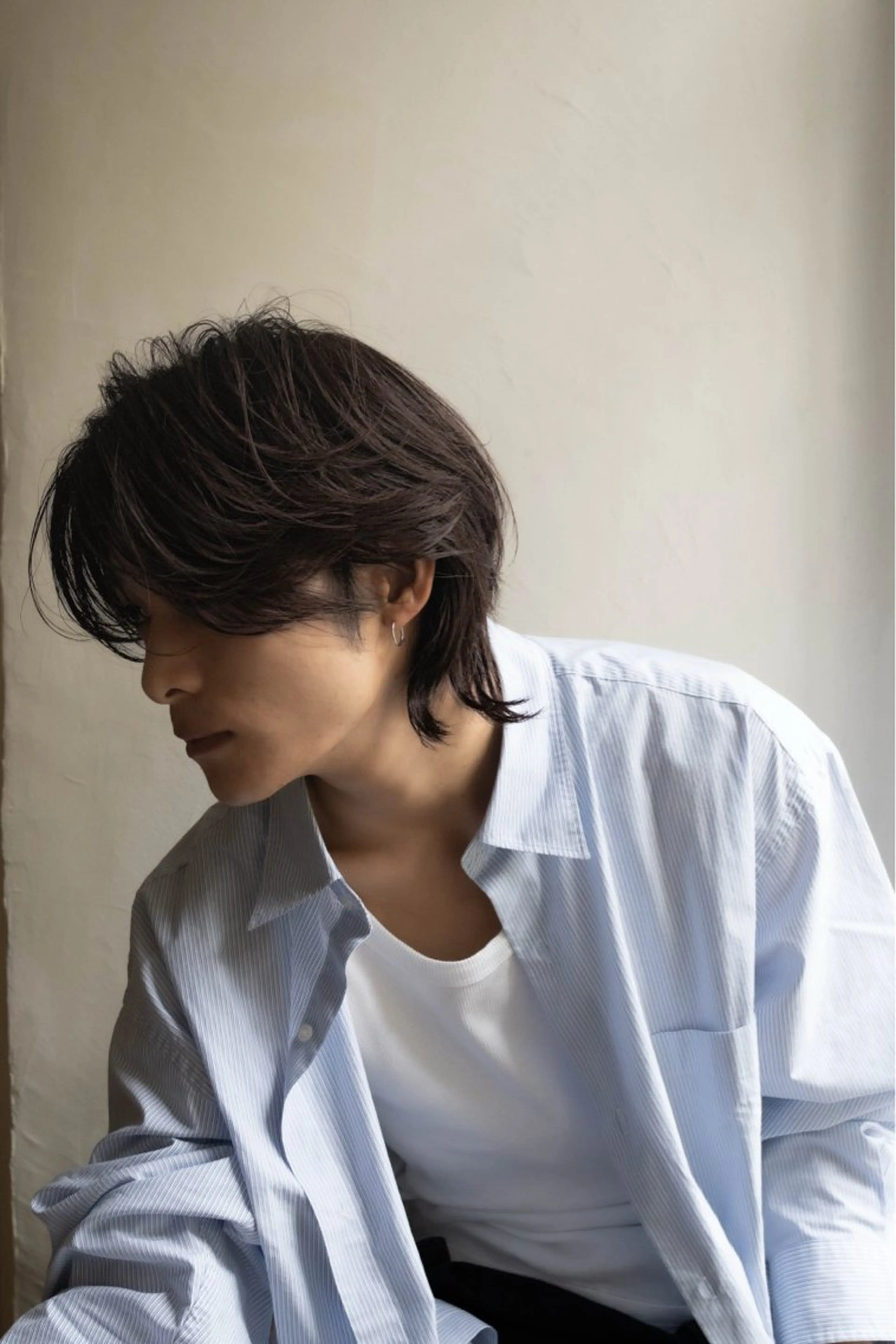 ミディアム パーマ メンズ カット 縮毛矯正 吉祥寺/メンズ/ メンズパーマ/トナミのヘアスタイル