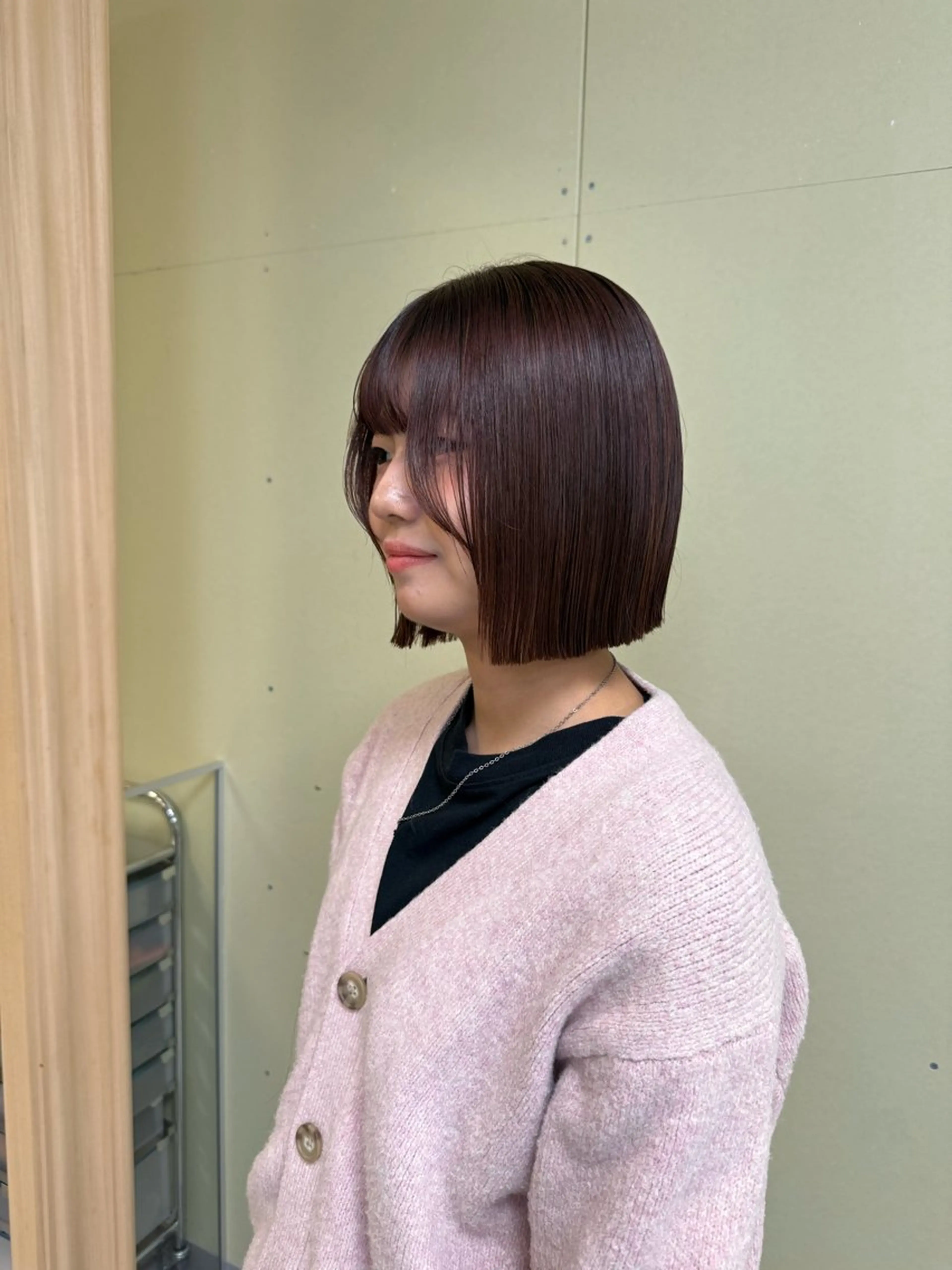 ショート カラー カット ヘアカラー トリートメント 伶風/デザインカット /ボブ/透明感カラーのヘアスタイル