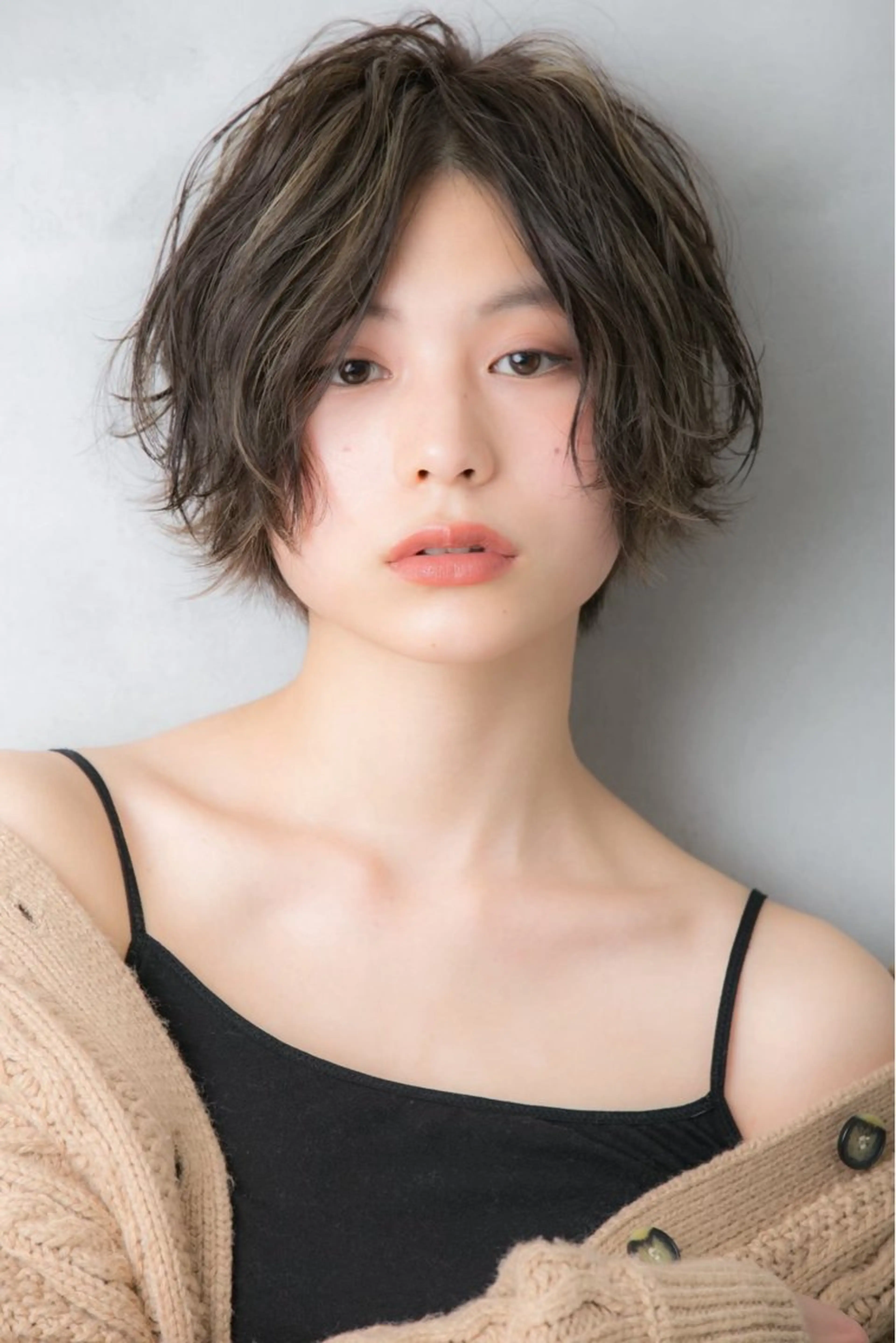 ショート カラー ハイライトカラー ハイライト ショートヘア 小顔カット 小顔カット✨ 透明感カラー✨kyoのヘアスタイル