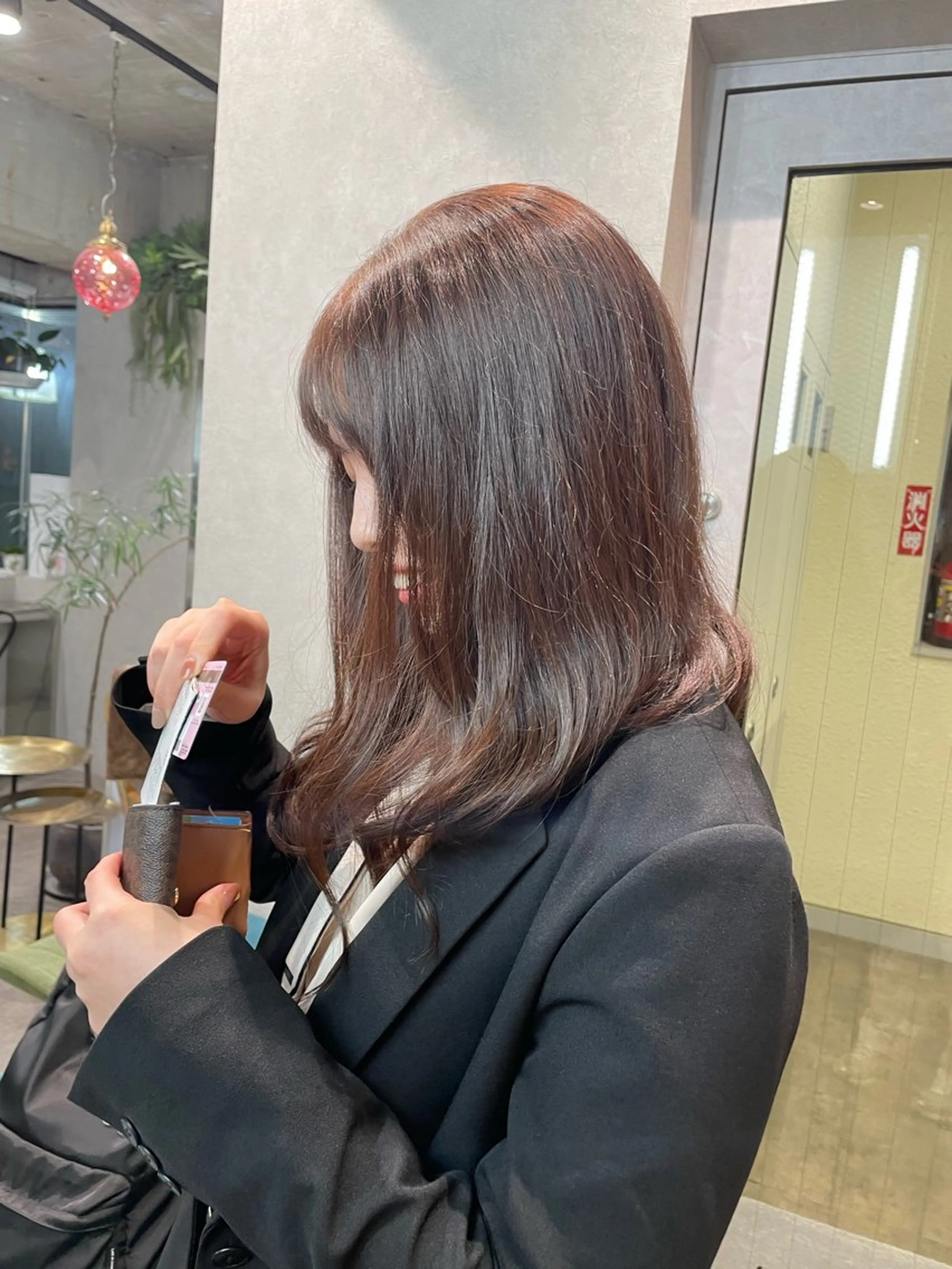 セミロング カラー ブラウンカラー 透明感カラー トリートメント ヘアカラー トリートメント ナチュラル透明感🌱 小山美樹子のヘアスタイル