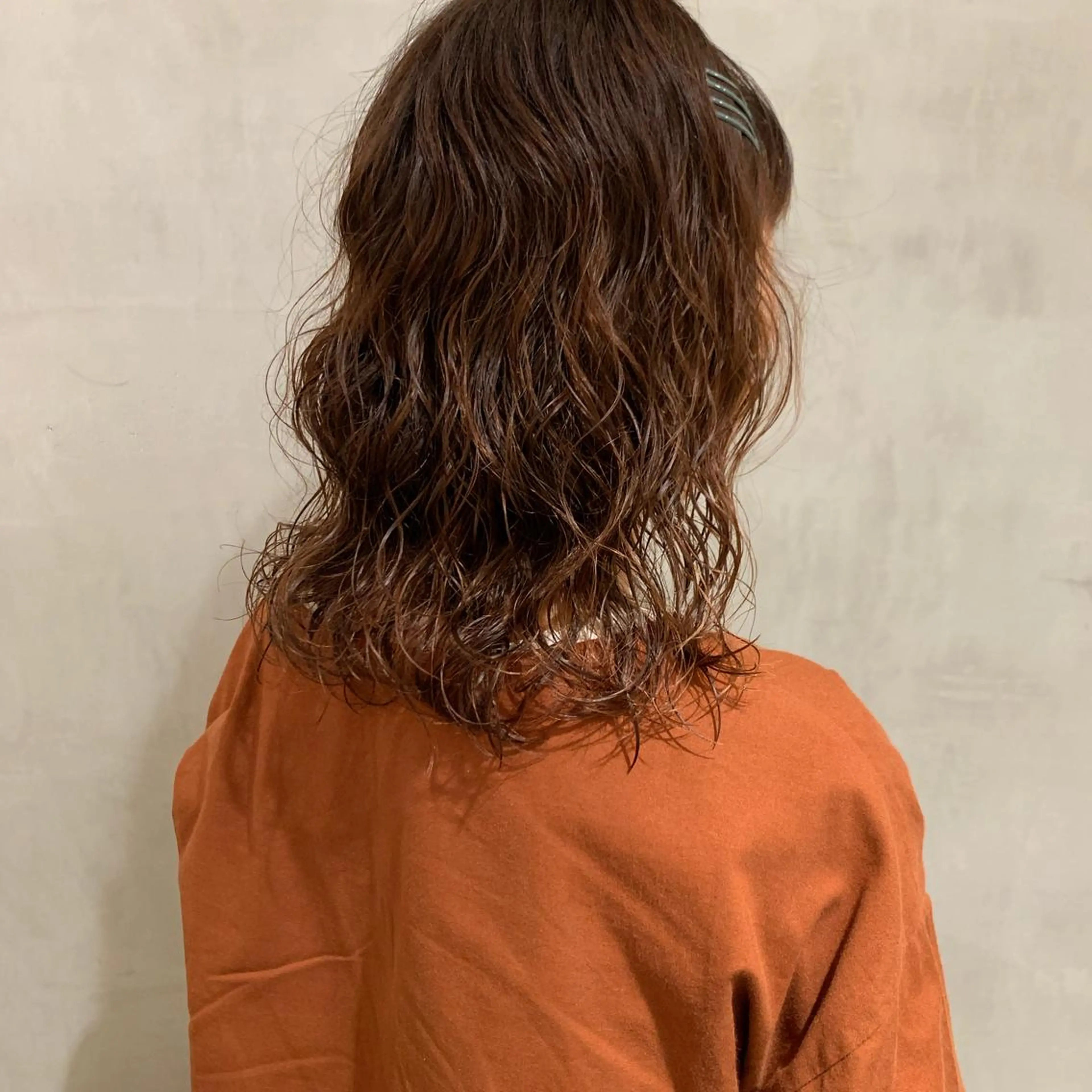 セミロング パーマ カット パーマ トリートメント アンニュイヘア🪽 ayumiのヘアスタイル