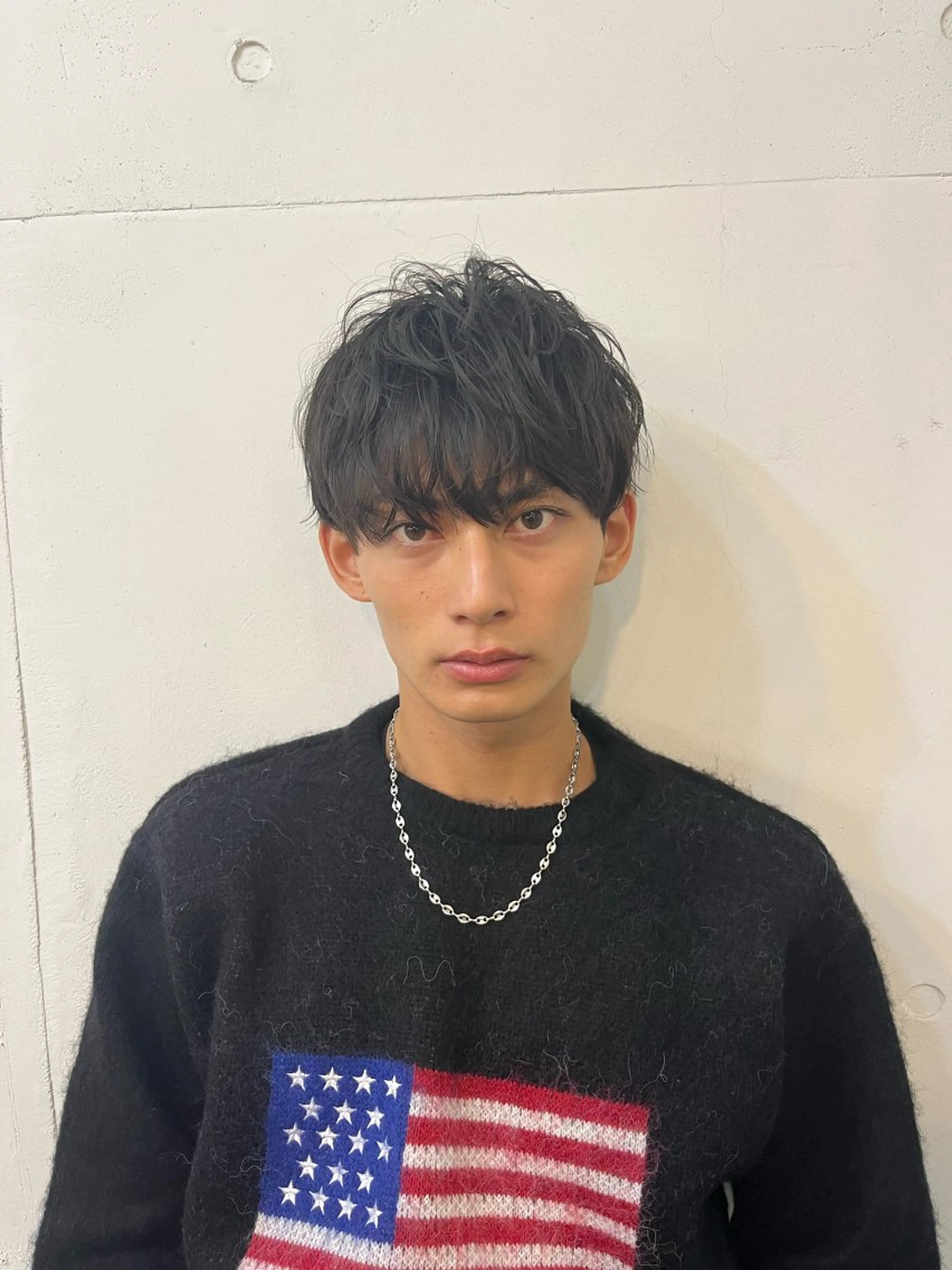メンズ マッシュ メンズパーマ カット メンズ特化美容師 水野友貴のヘアスタイル