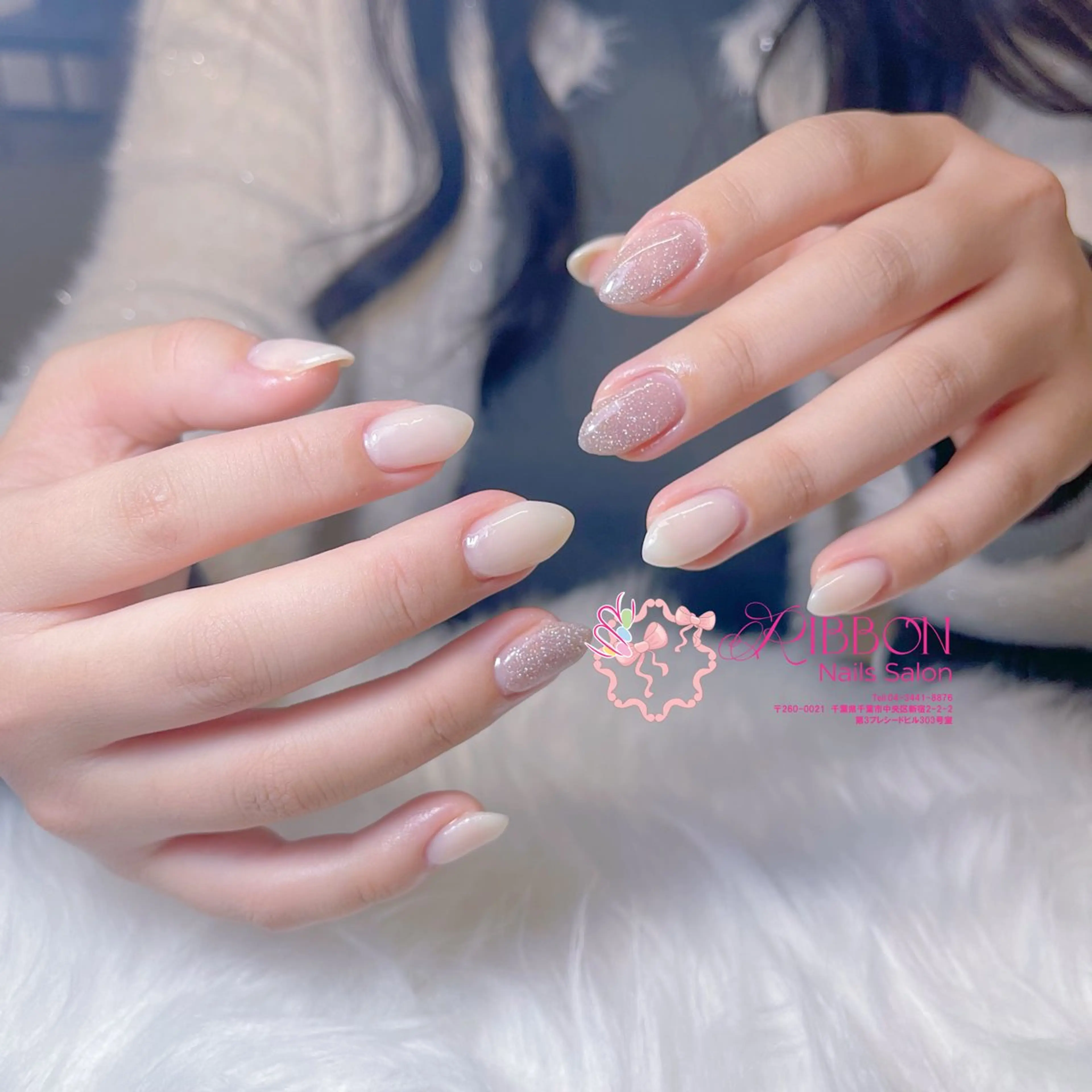 ネイル チークネイル フットネイル フレンチネイル グラデーション 韓国ネイル ハンドネイル Ribbon nails salon所属・Ribbonnail salonのネイルデザイン