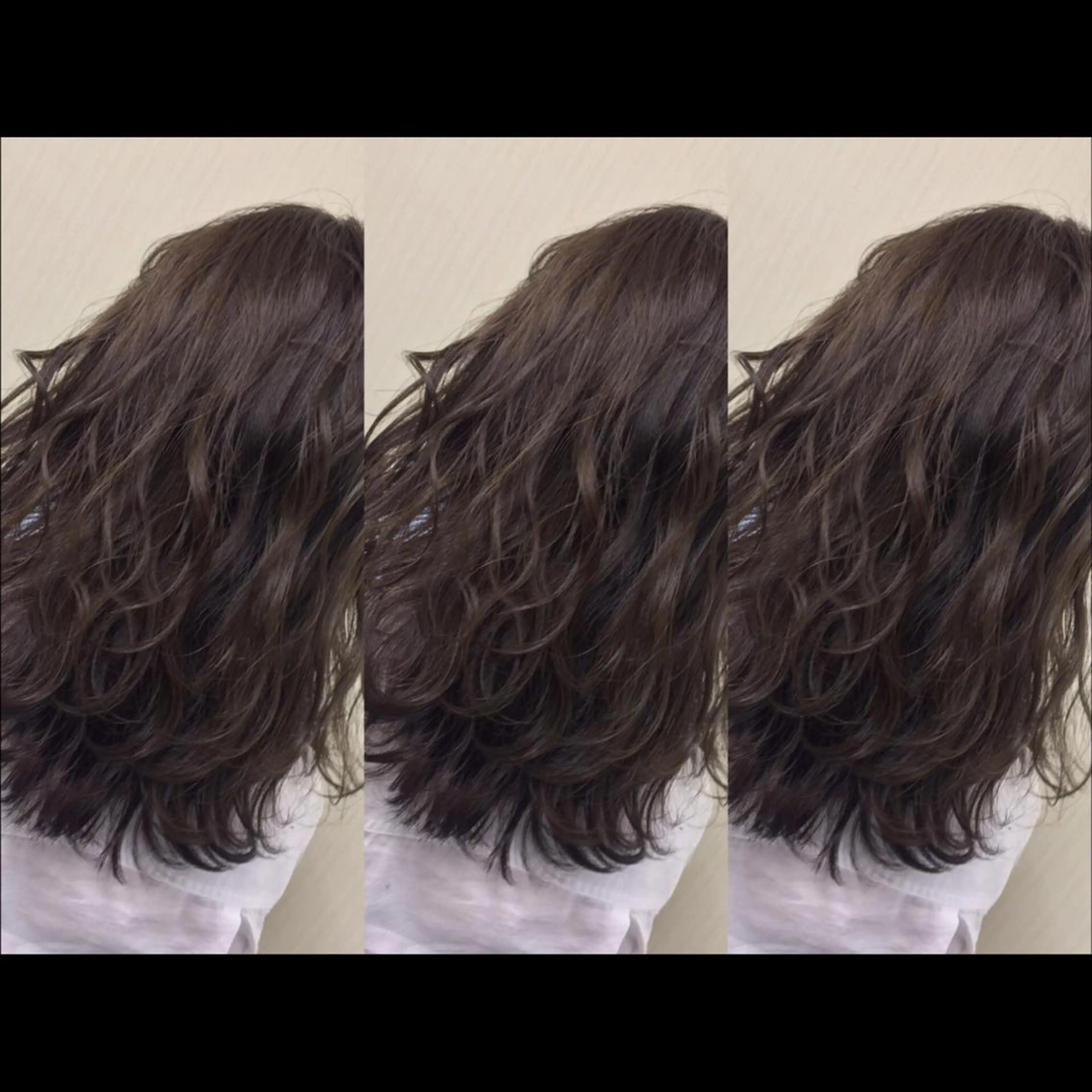 セミロング カラー ヘアアレンジ ケアブリーチ白髪染め TAKUMIのヘアスタイル