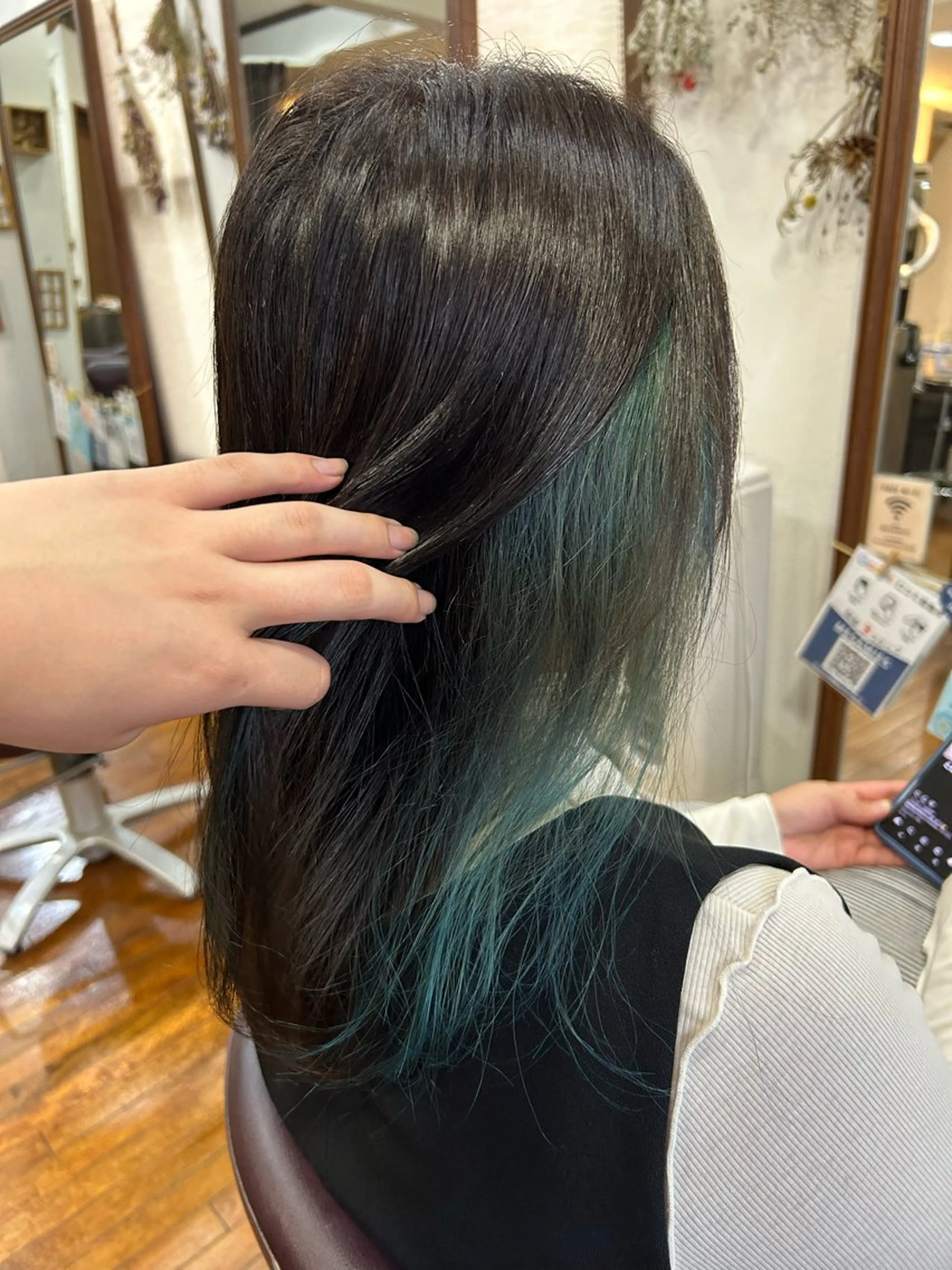 カラー ヘアカラー トリートメント 中島 優のヘアスタイル
