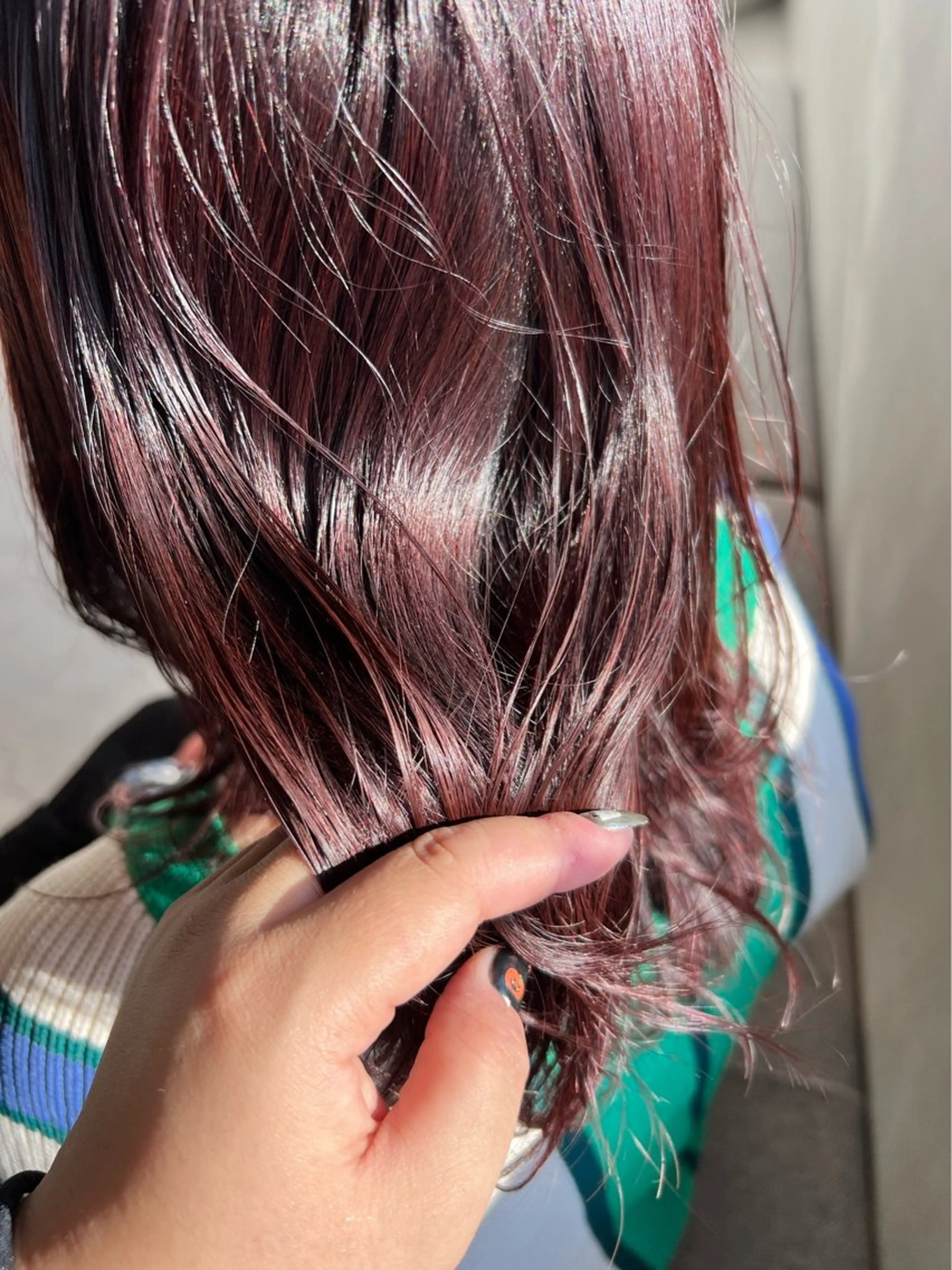 セミロング カラー ヘアカラー トリートメント 🌐👽フクイ キララ🌎💎のヘアスタイル