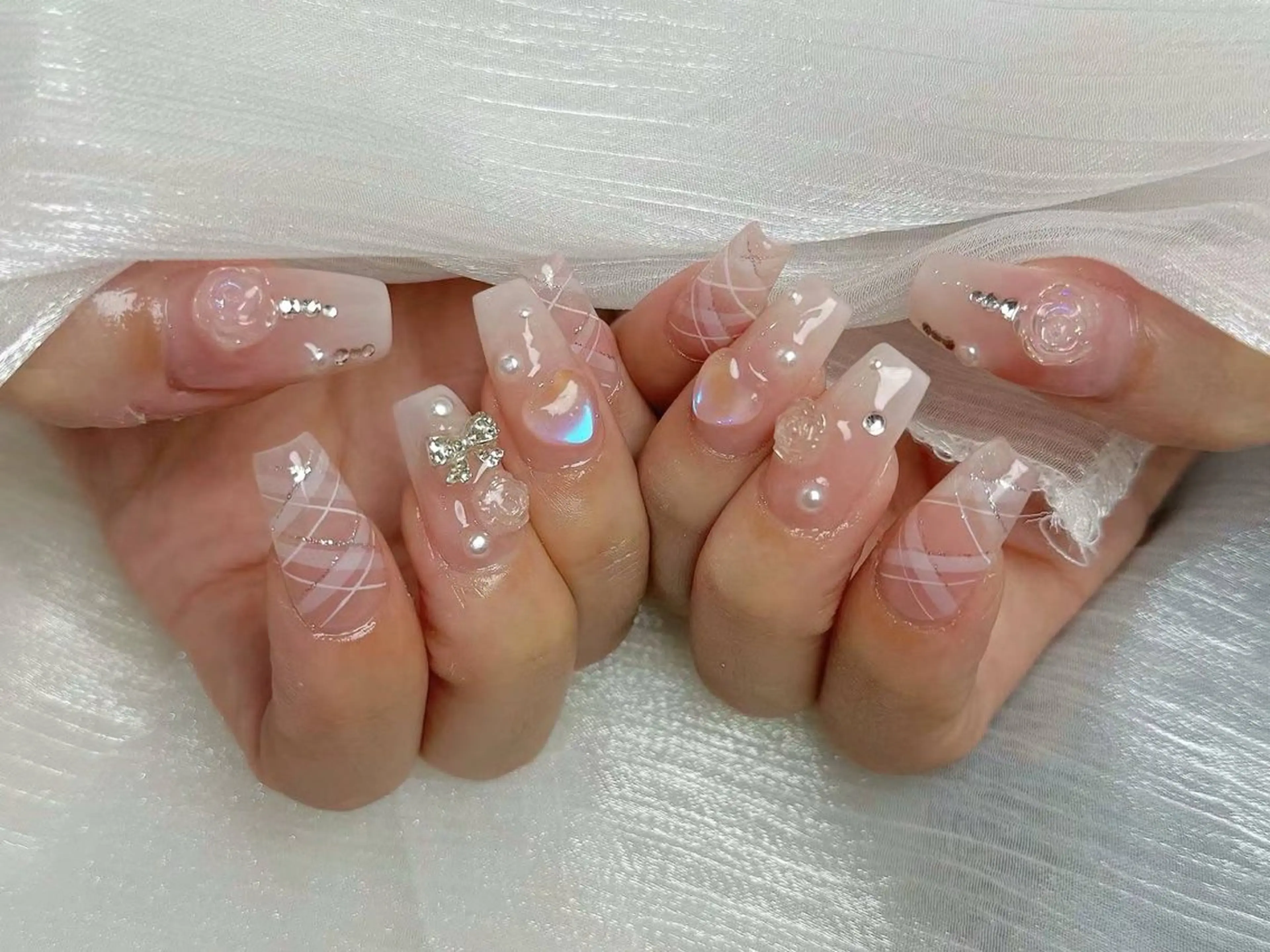 ネイル アートネイル フラワーネイル フットネイル ジェルネイル マグネットネイル Babarla Nailのネイルデザイン