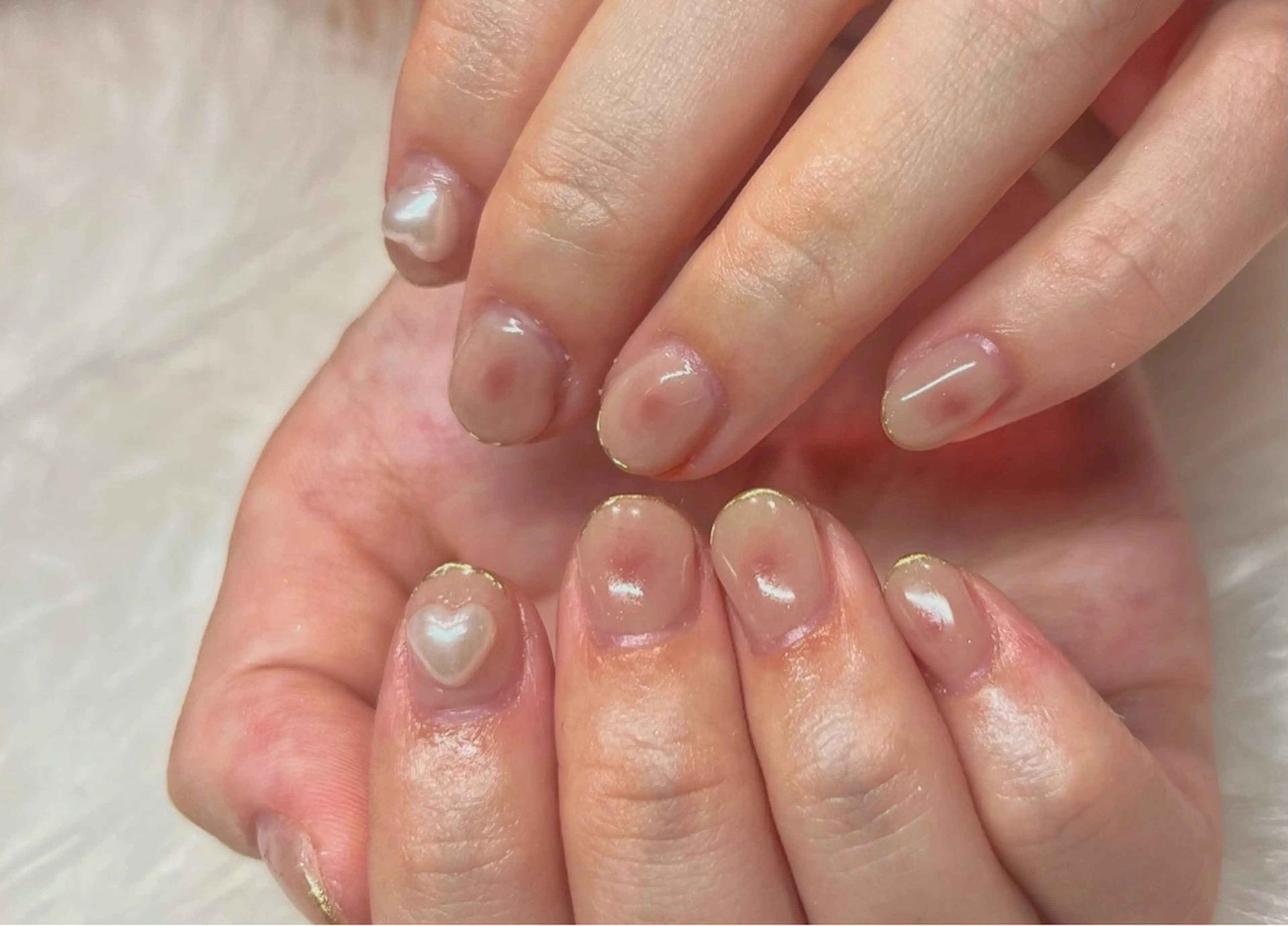 ミディアム NAIL SALON FLOR所属・キラキラネイル/ 韓国ネイルMAKIのネイルデザイン