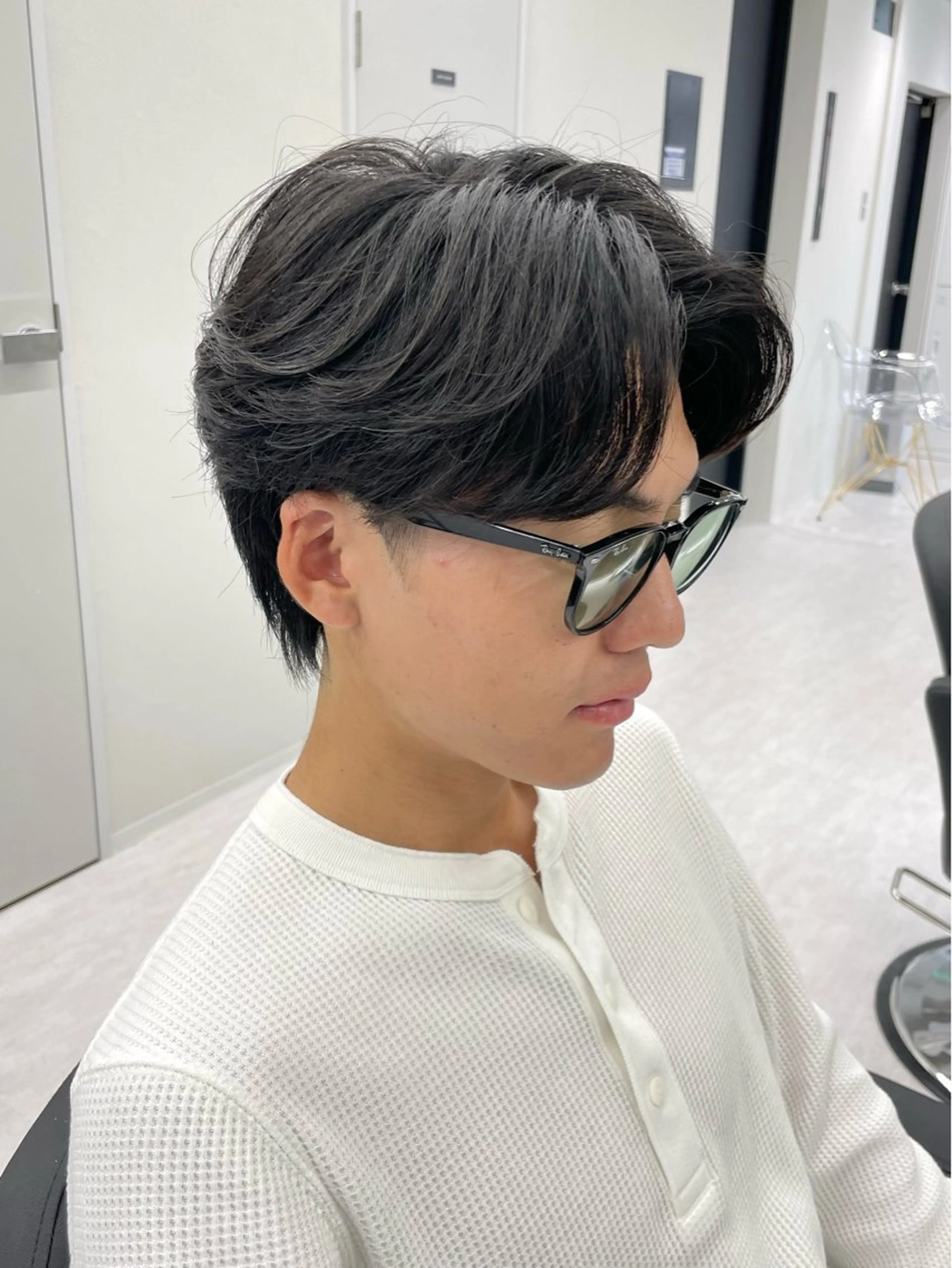 パーマ メンズ フェザーパーマ メンズパーマ カット パーマ 福永速人 /メンズパーマのヘアスタイル