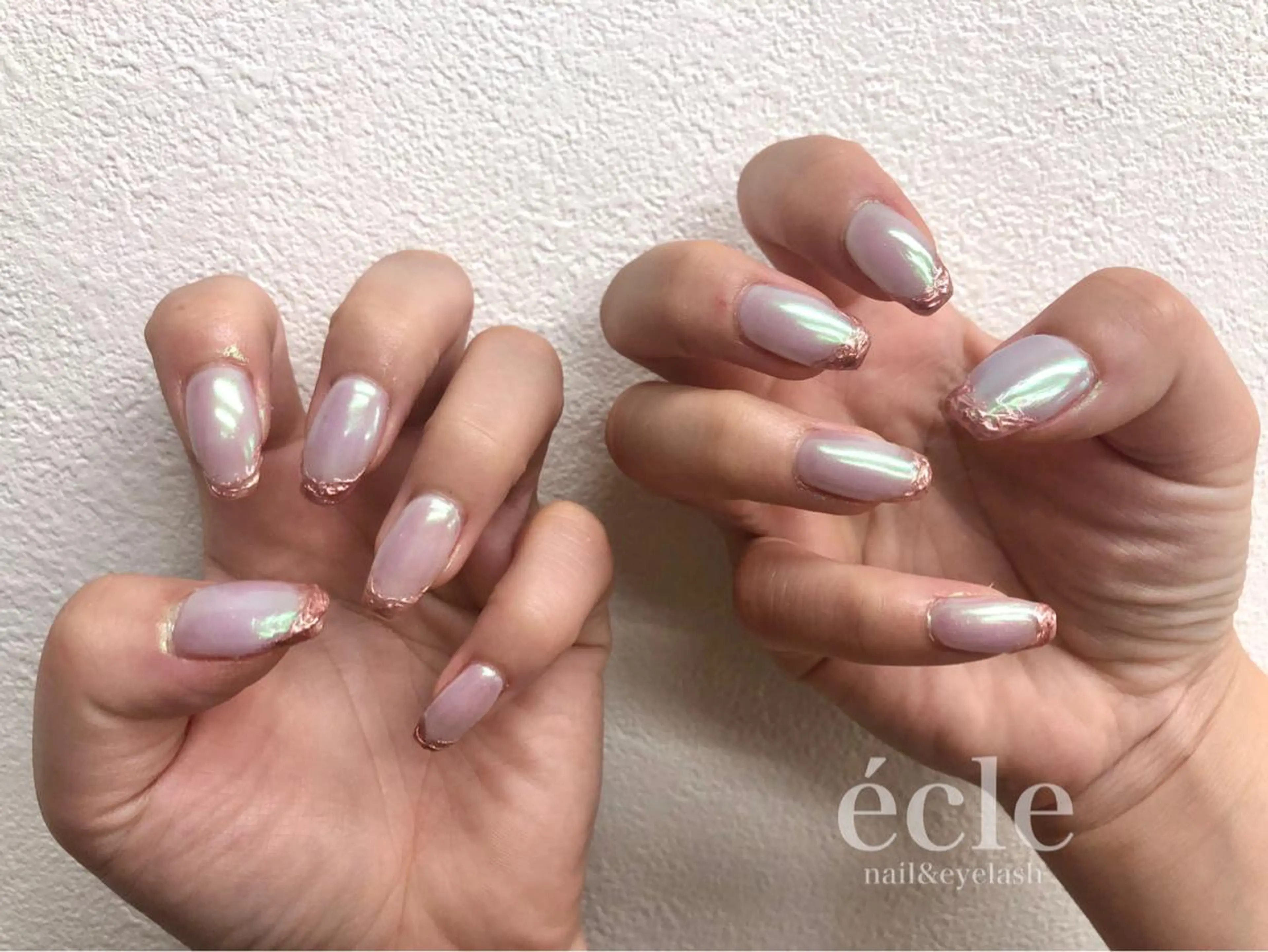 ネイル ミラーネイル écle nail&eyeのネイルデザイン
