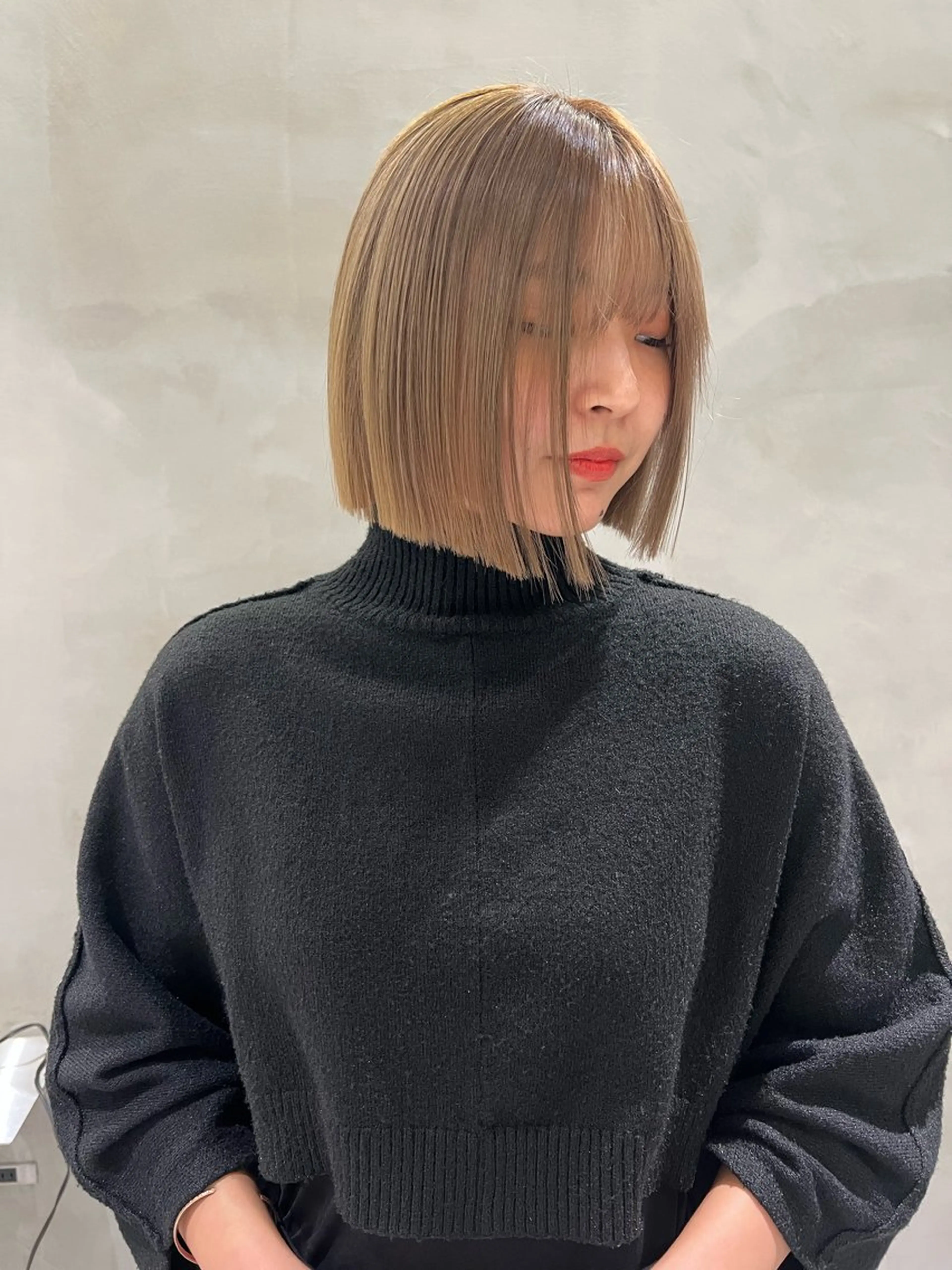 ショート カット ヘアカラー ハイトーン/ ボブ/ハルヒのヘアスタイル