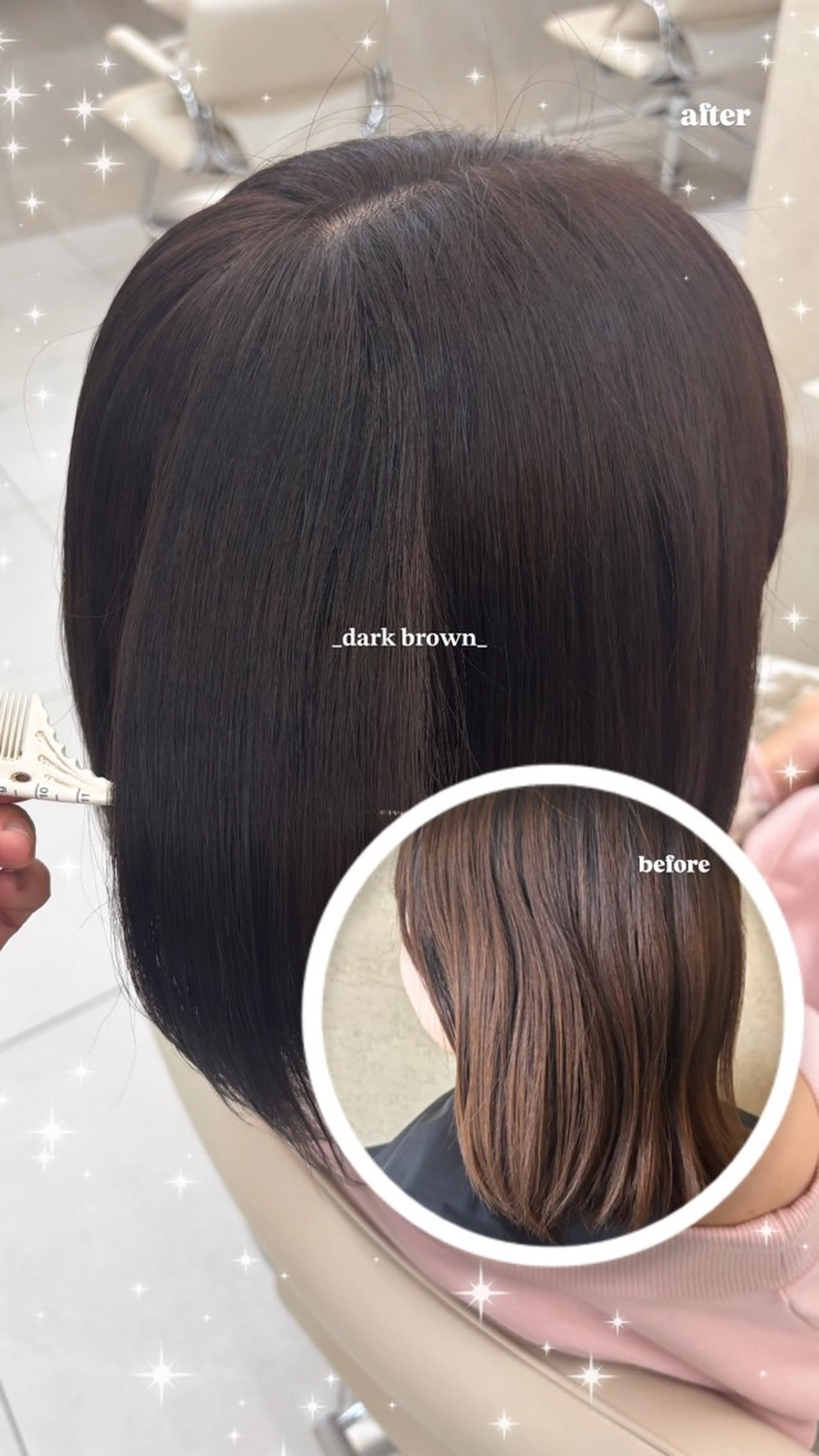 カラー ひな🎀/透明感カラ ー/カラーモデル募集のヘアスタイル