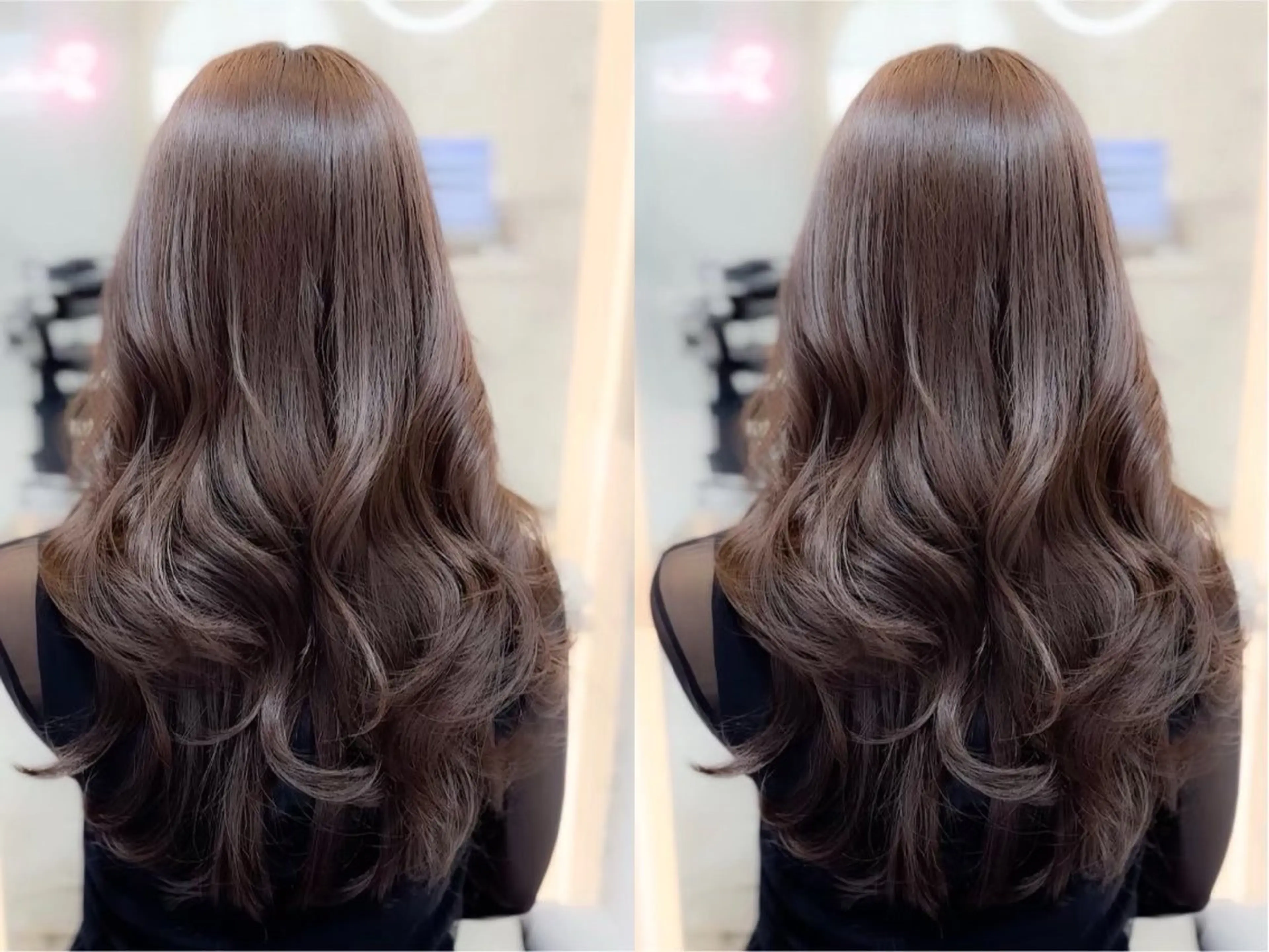 ロング カラー ブラウンカラー ヘアカラー トリートメント 新宿/韓国ヘア kurea🪽♡のヘアスタイル