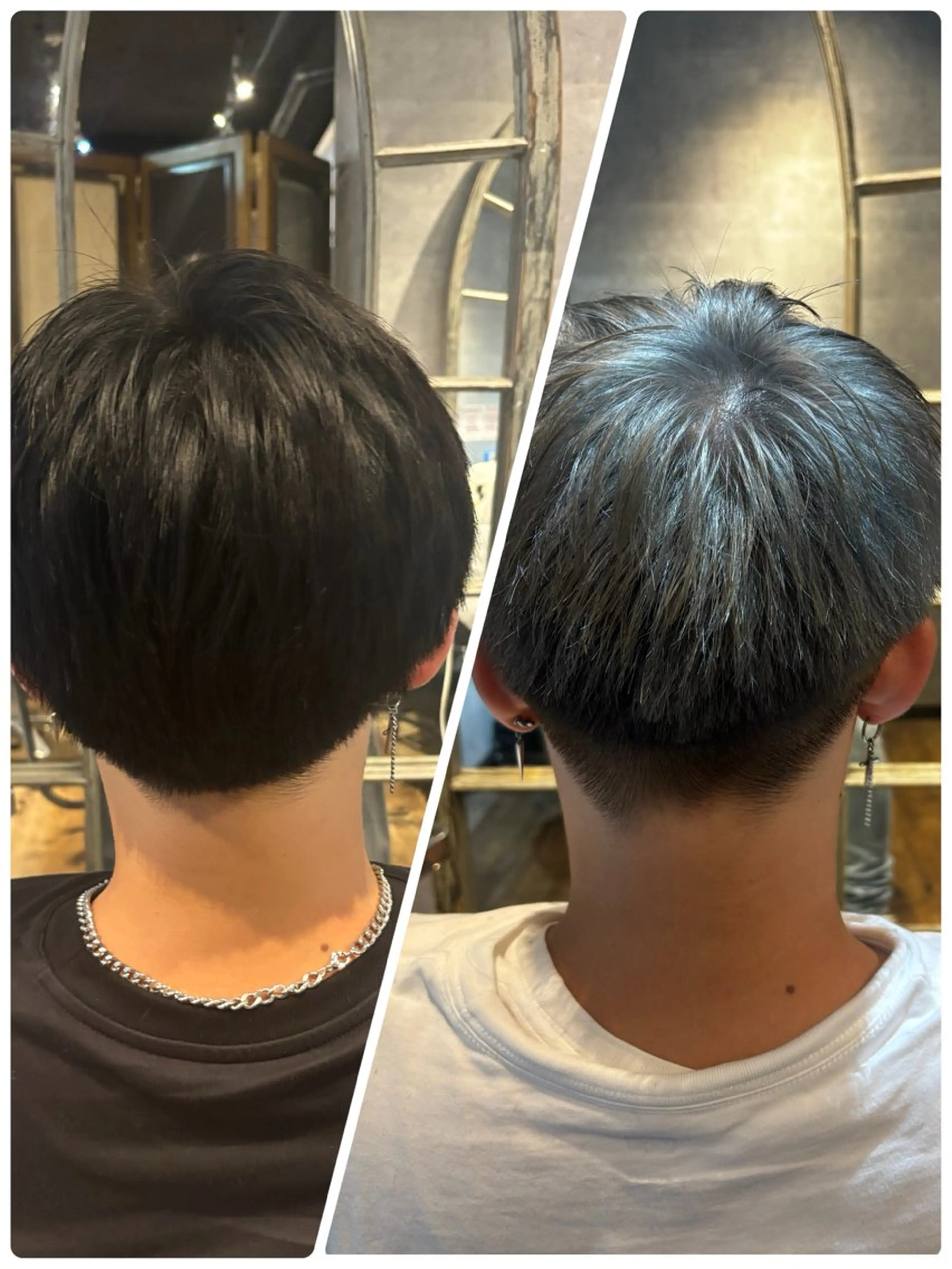 ショート カラー メンズ メンズカットモデル 無料Ai𑁍松本のヘアスタイル