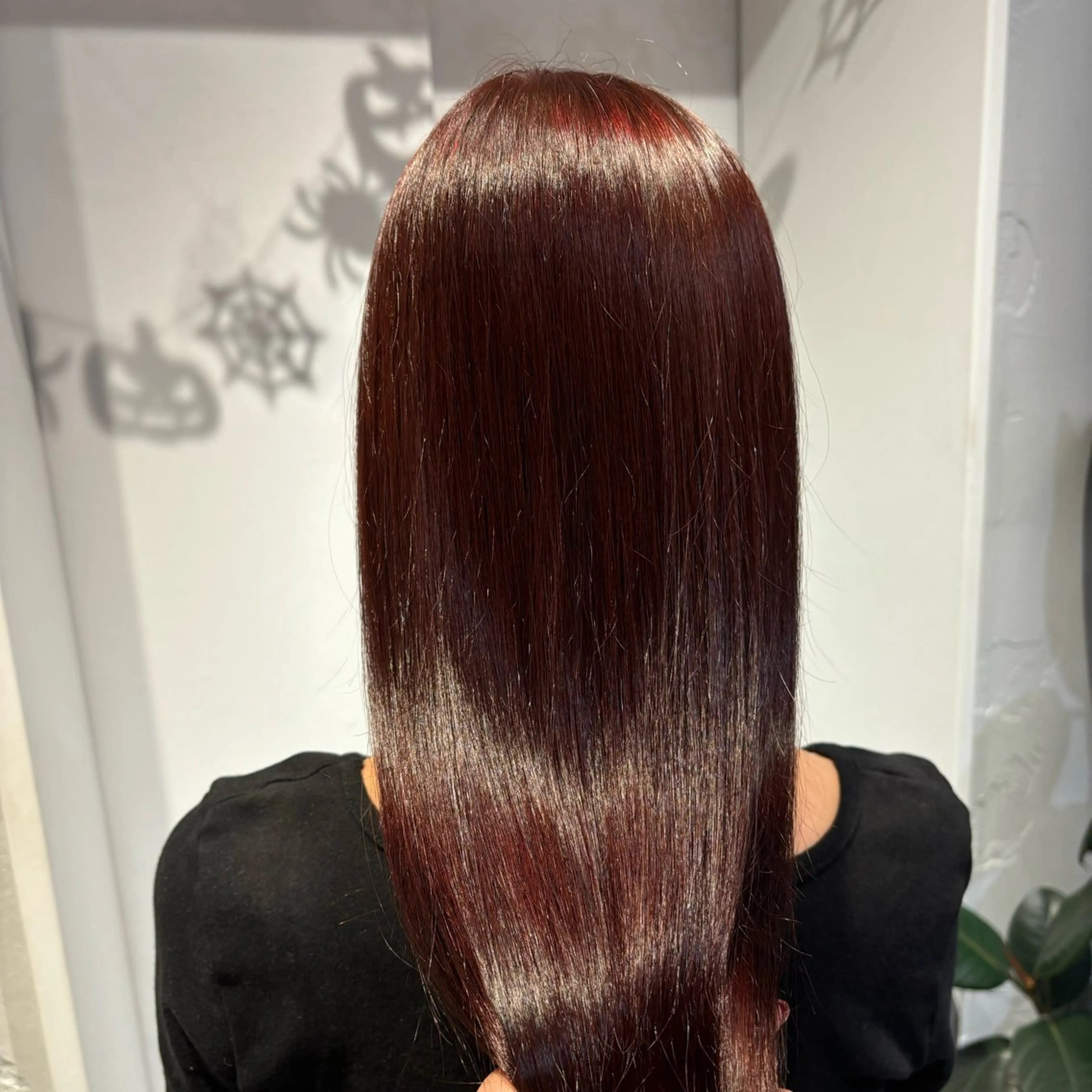 ロング カラー りあの🎀 /暖色カラー🍒のヘアスタイル