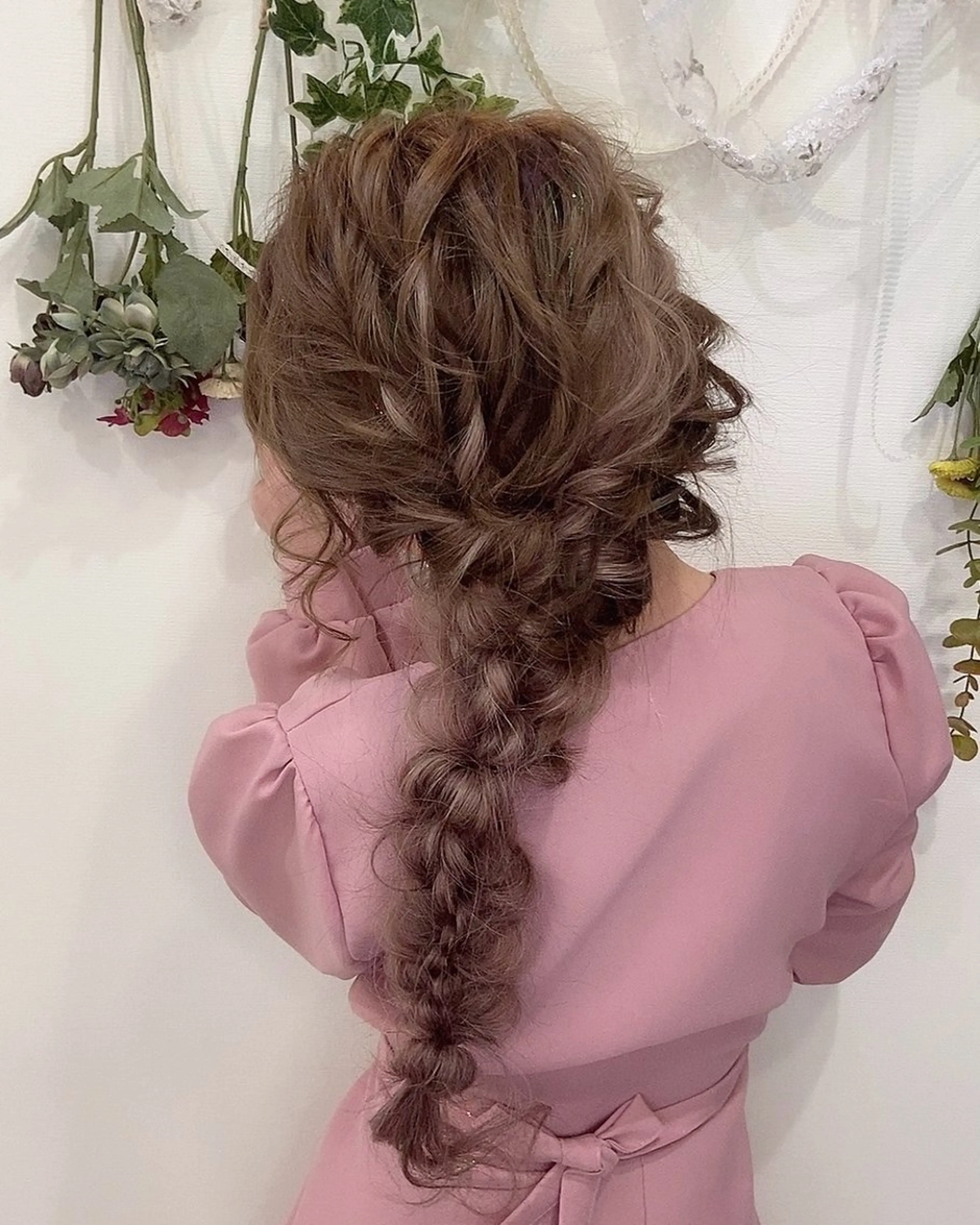 ヘアアレンジ ヘアセット LANDS所属・nanaka 🤍韓国ワンホンヘアのヘアスタイル