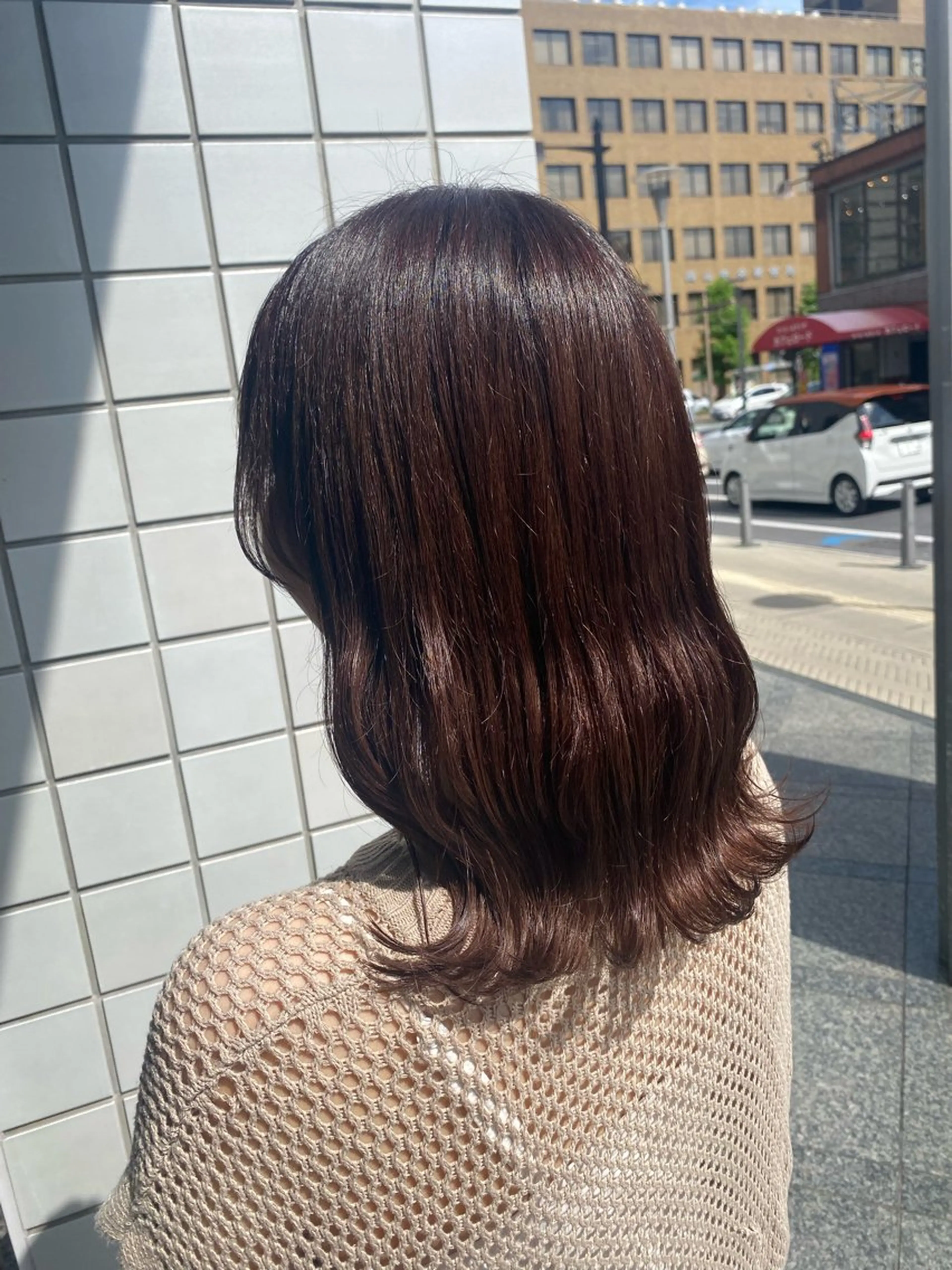 カラー ピンクカラー ParveMix 🐾鳥取彩花のヘアスタイル