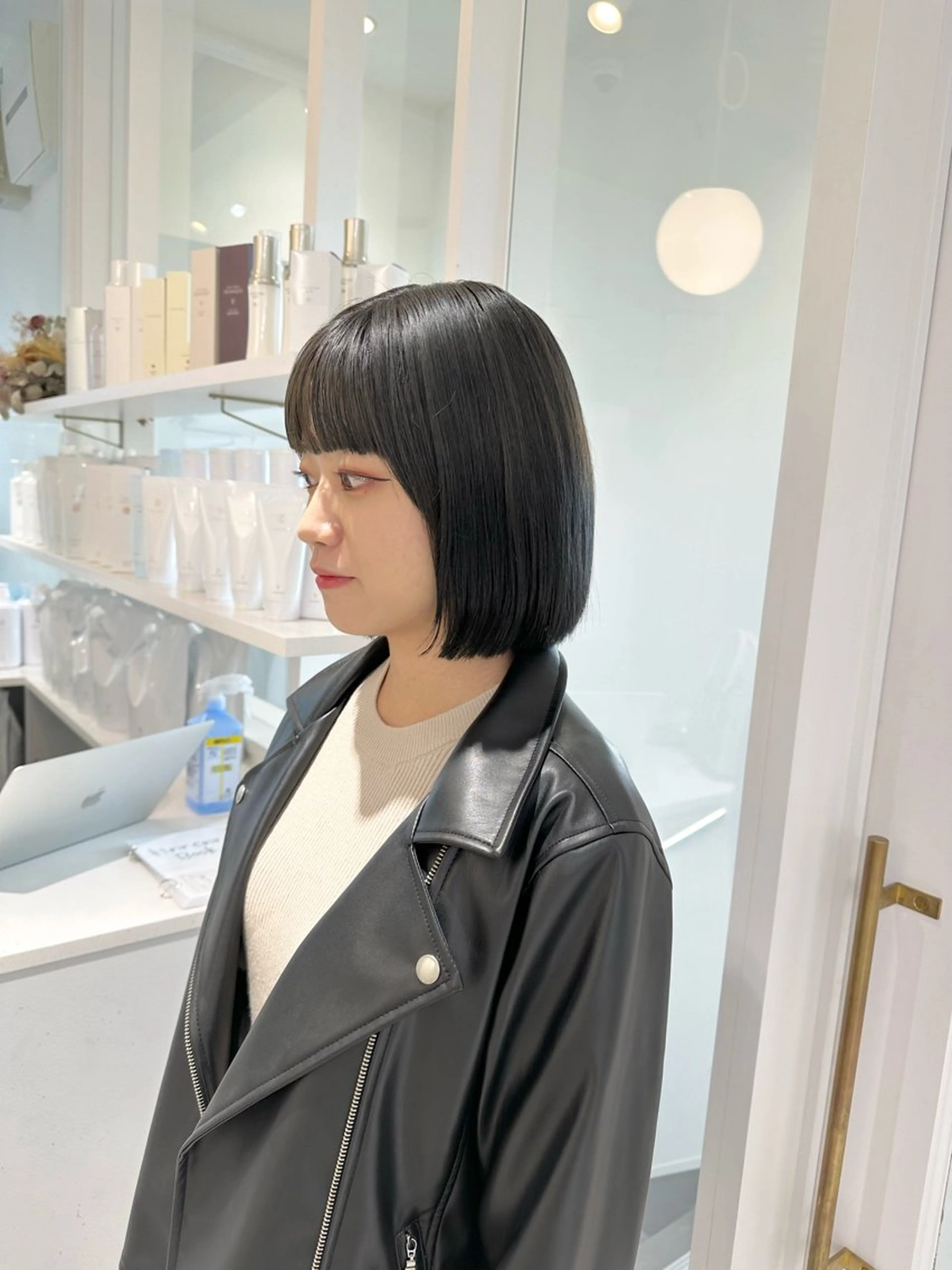 ショート カラー お洒落パーマ/ 艶カラー/michiのヘアスタイル