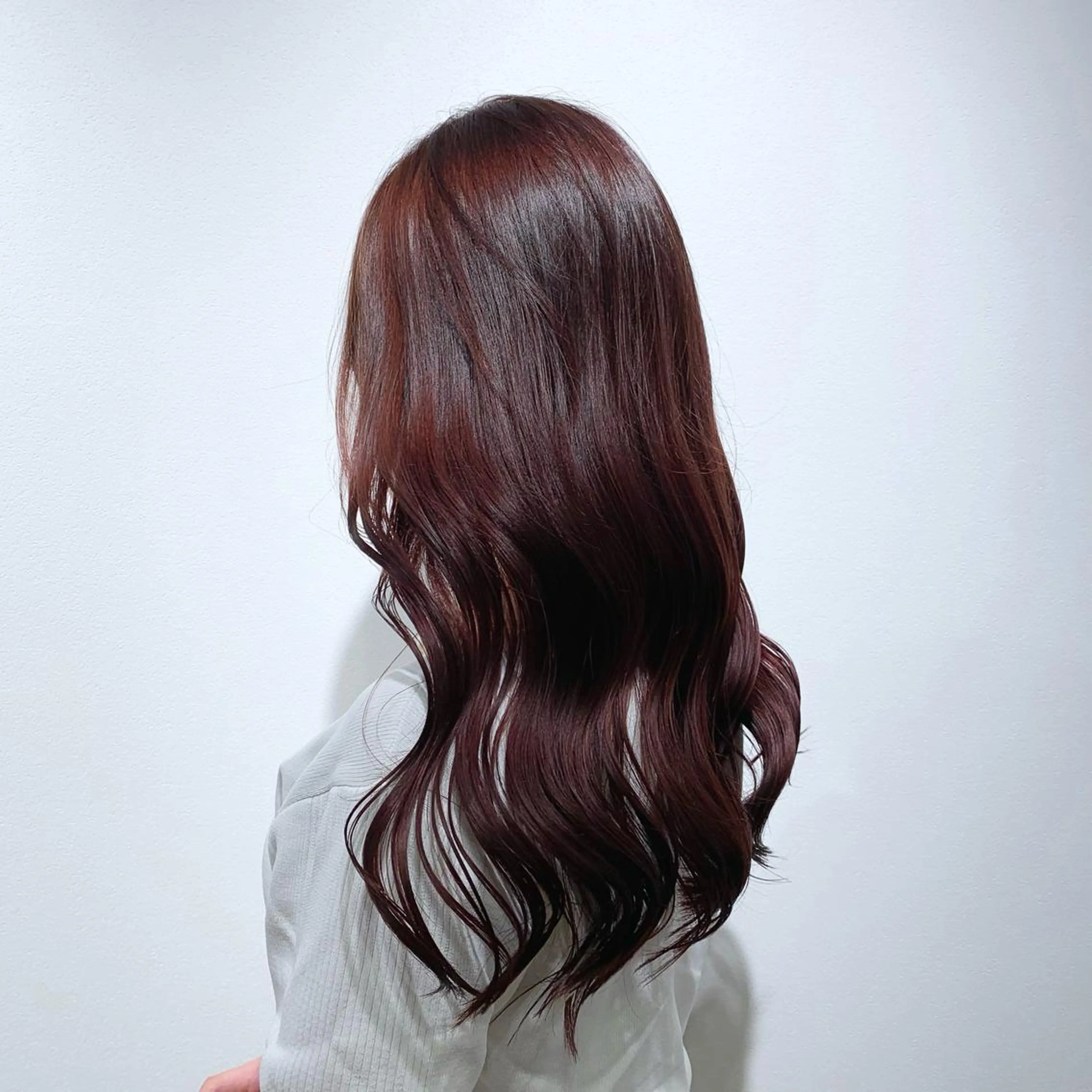 ロング カラー ヘアアレンジ キヨミ 韓国レイヤーカットのヘアスタイル