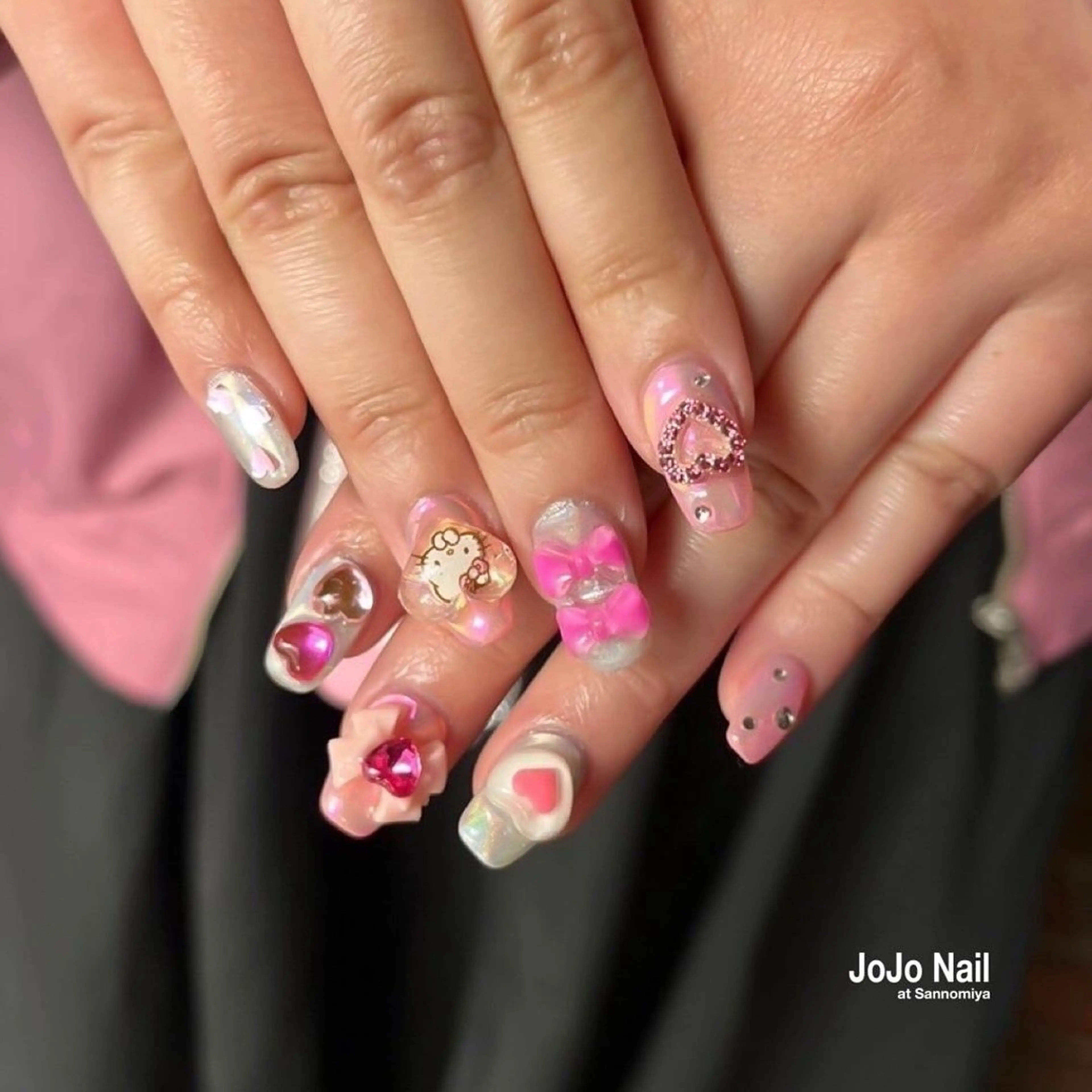 ネイル 持ち込み ハンドネイル JOJO Nail Sannomiyaのネイルデザイン