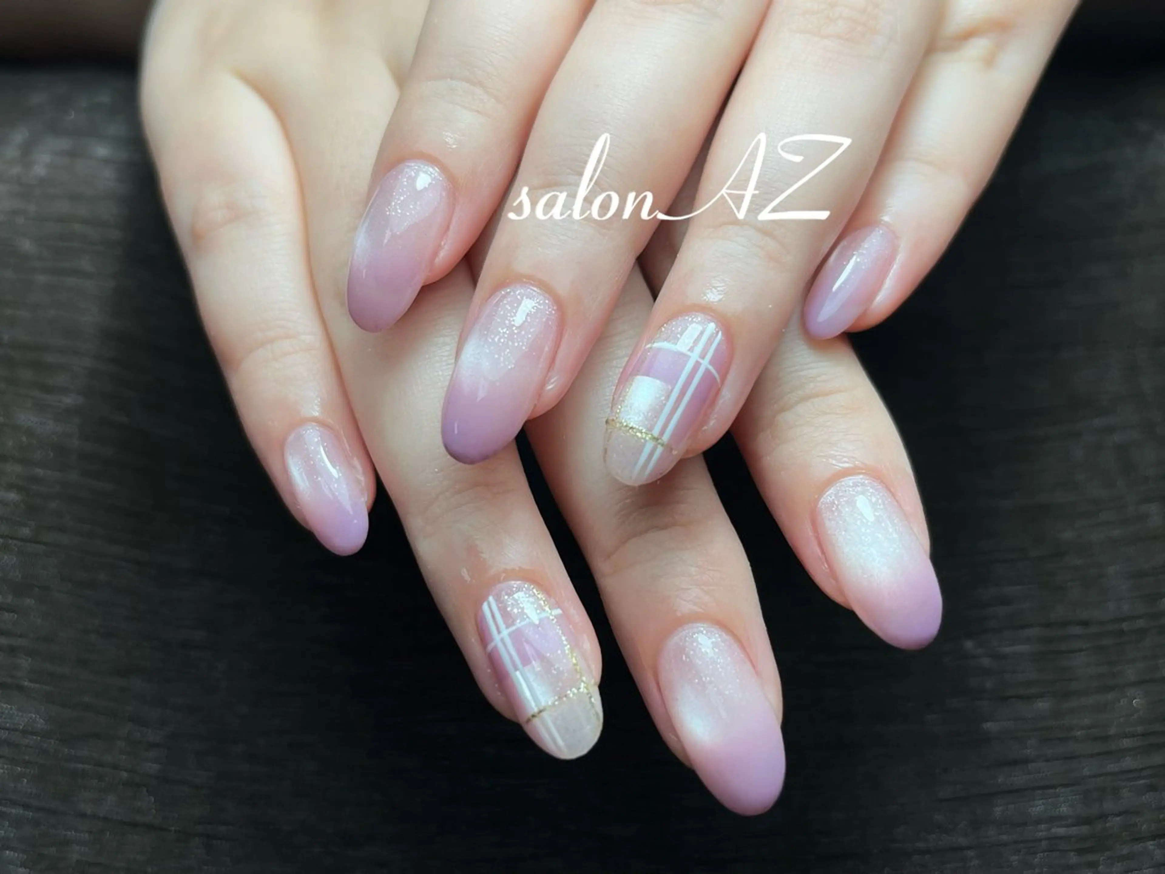 ネイル アートネイル 長さ出し フットネイル フレンチネイル ジェルネイル ハンドネイル salonAZ トップネイリストのネイルデザイン