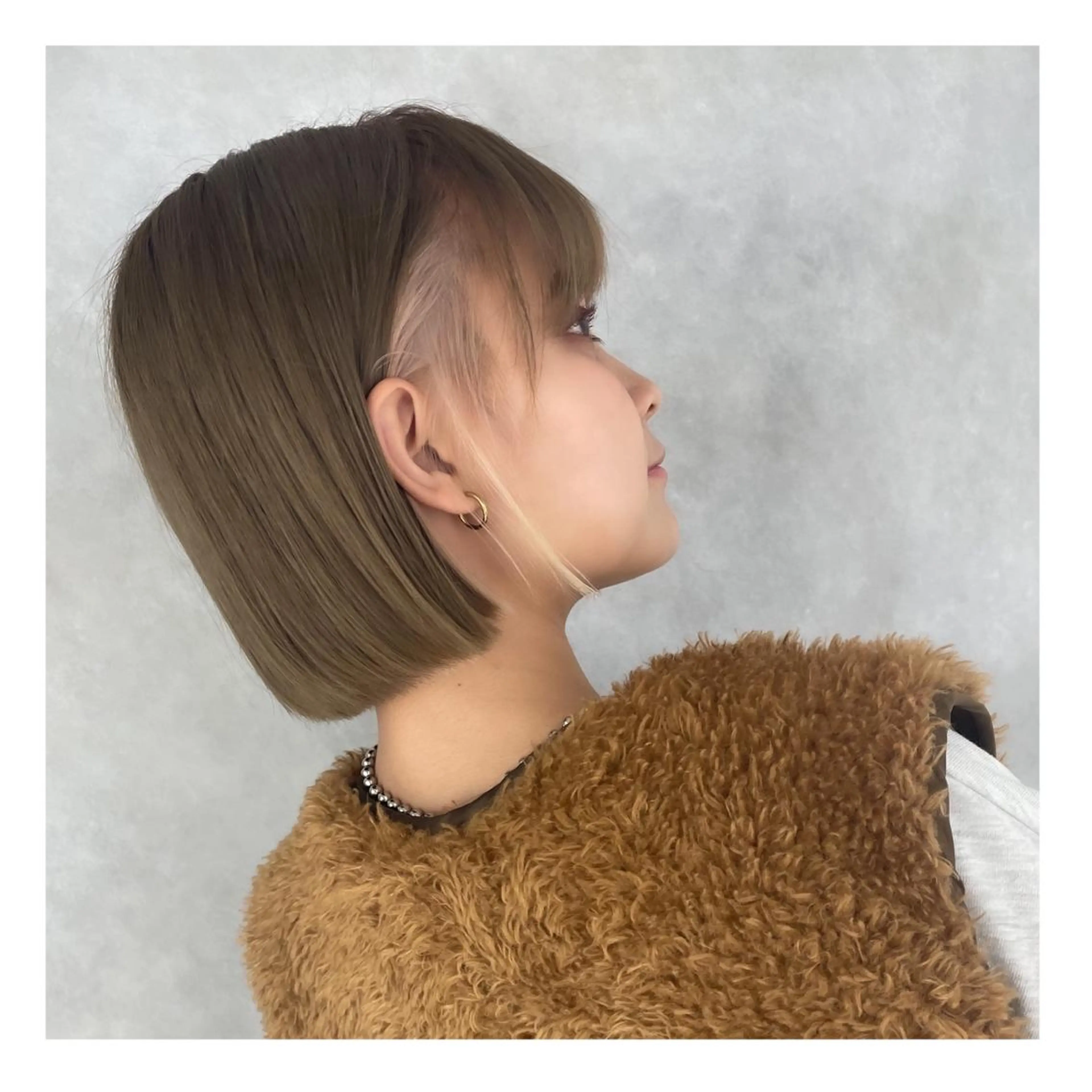 ミディアム カラー ヘアカラー ❁⃘ ち だ り さ ❁⃘のヘアスタイル