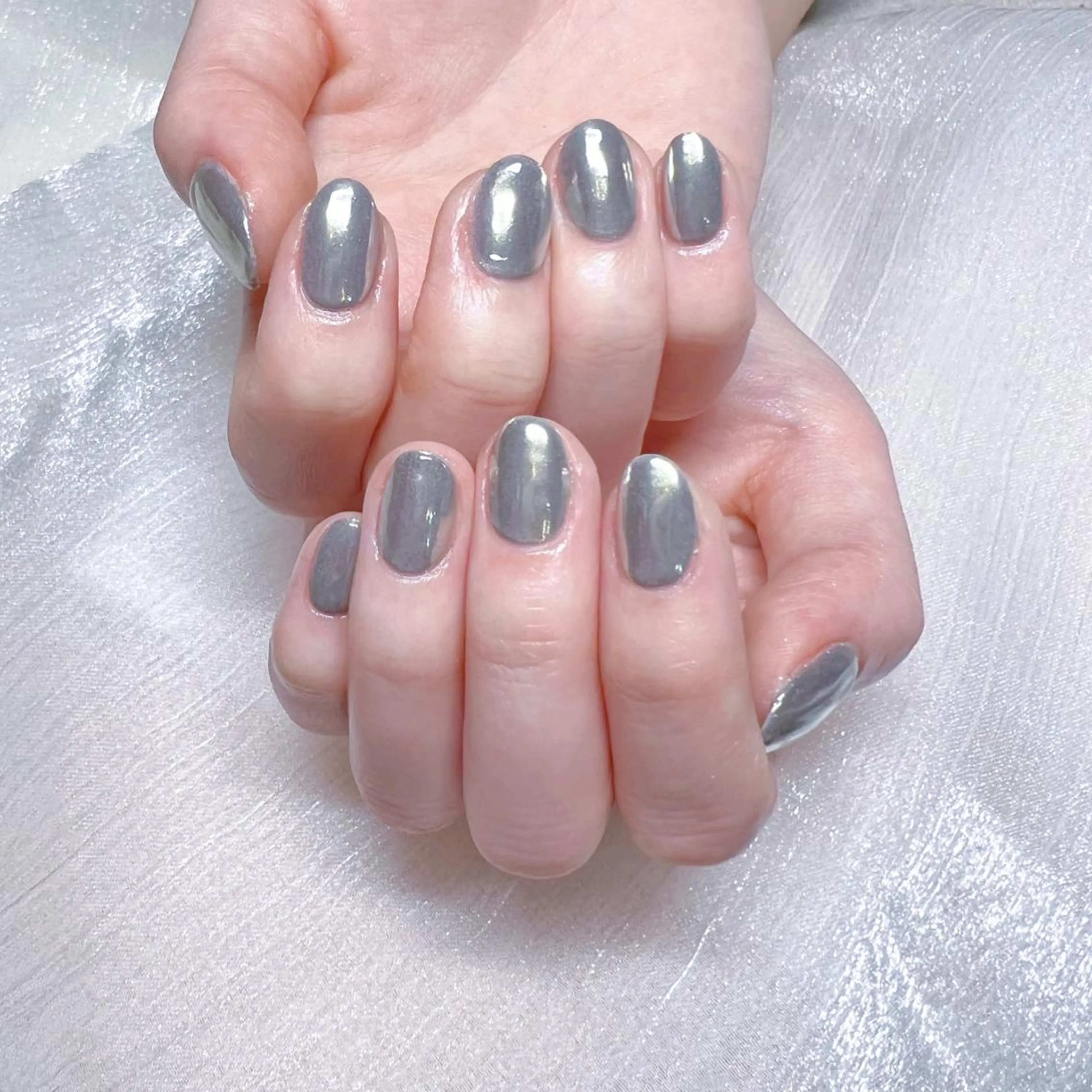 ネイル オーロラネイル フットネイル フレンチネイル ジェルネイル 韓国ネイル ハンドネイル ハンドケア 【ENサロン】 Rei🎀Nailのネイルデザイン