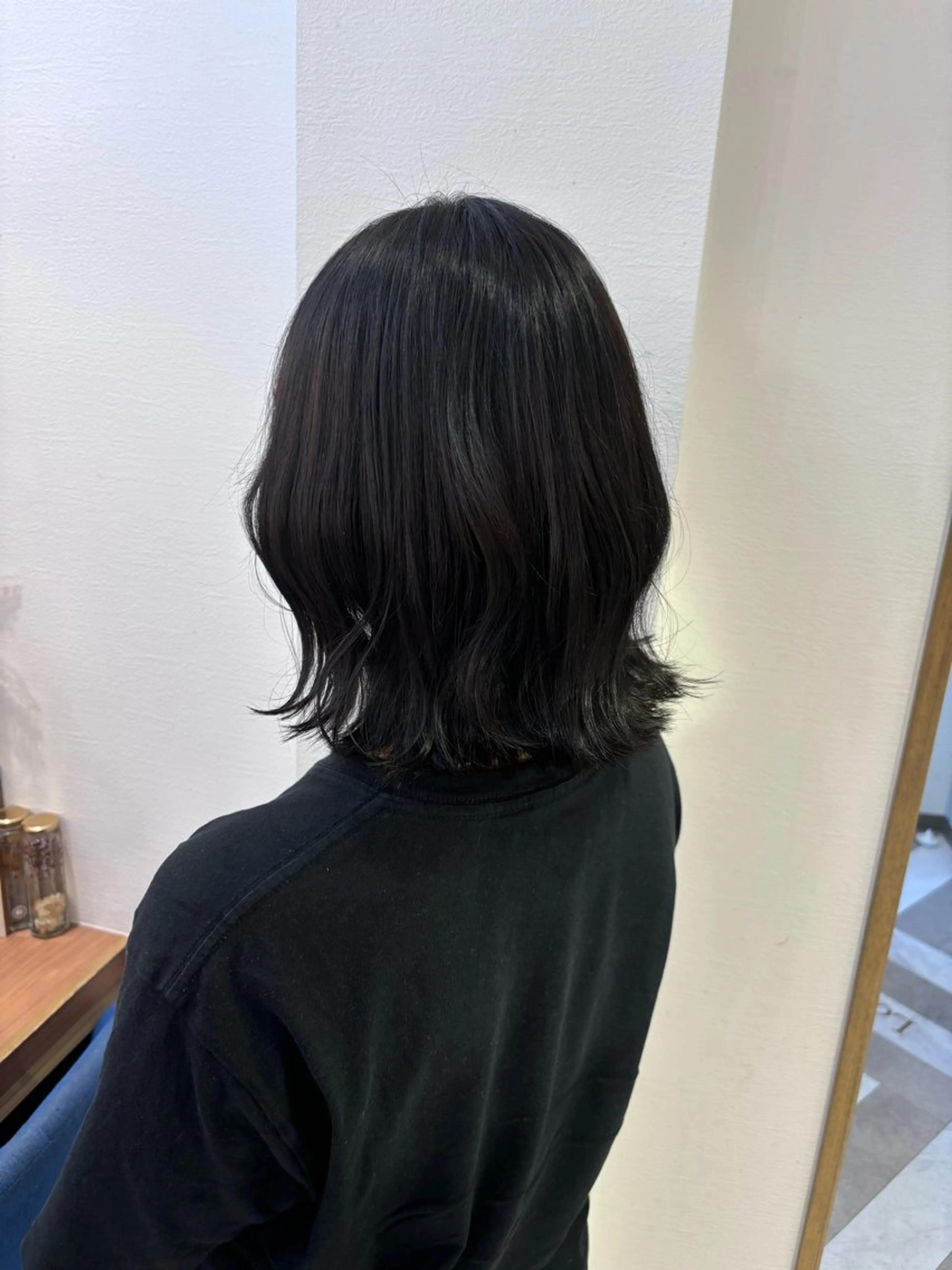 ミディアム ❤︎韓国レイヤー/透 明感カラー/目黒のヘアスタイル