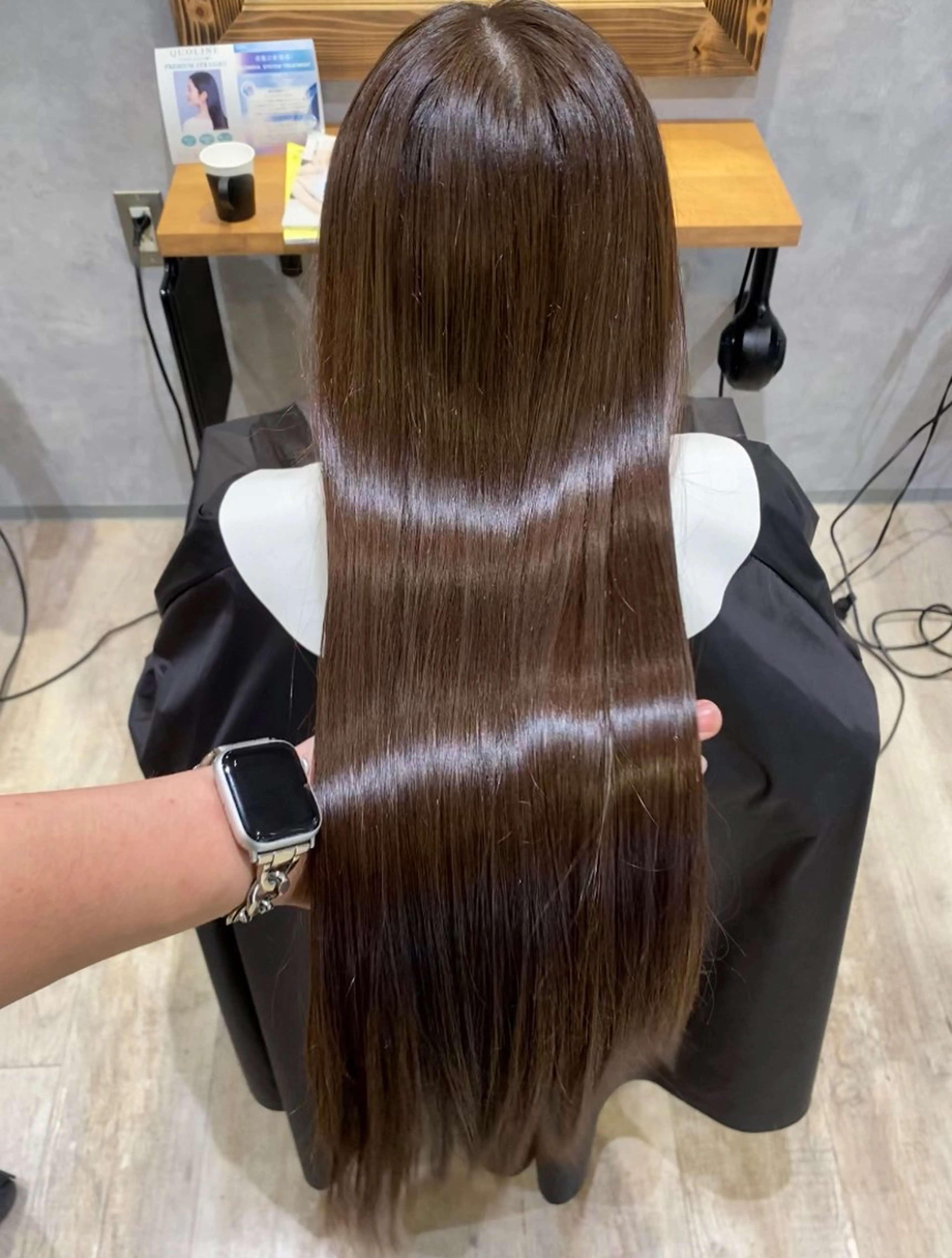 セミロング カラー カット ヘアカラー トリートメント 髪質改善水素TR× レイヤーカット/熊澤のヘアスタイル