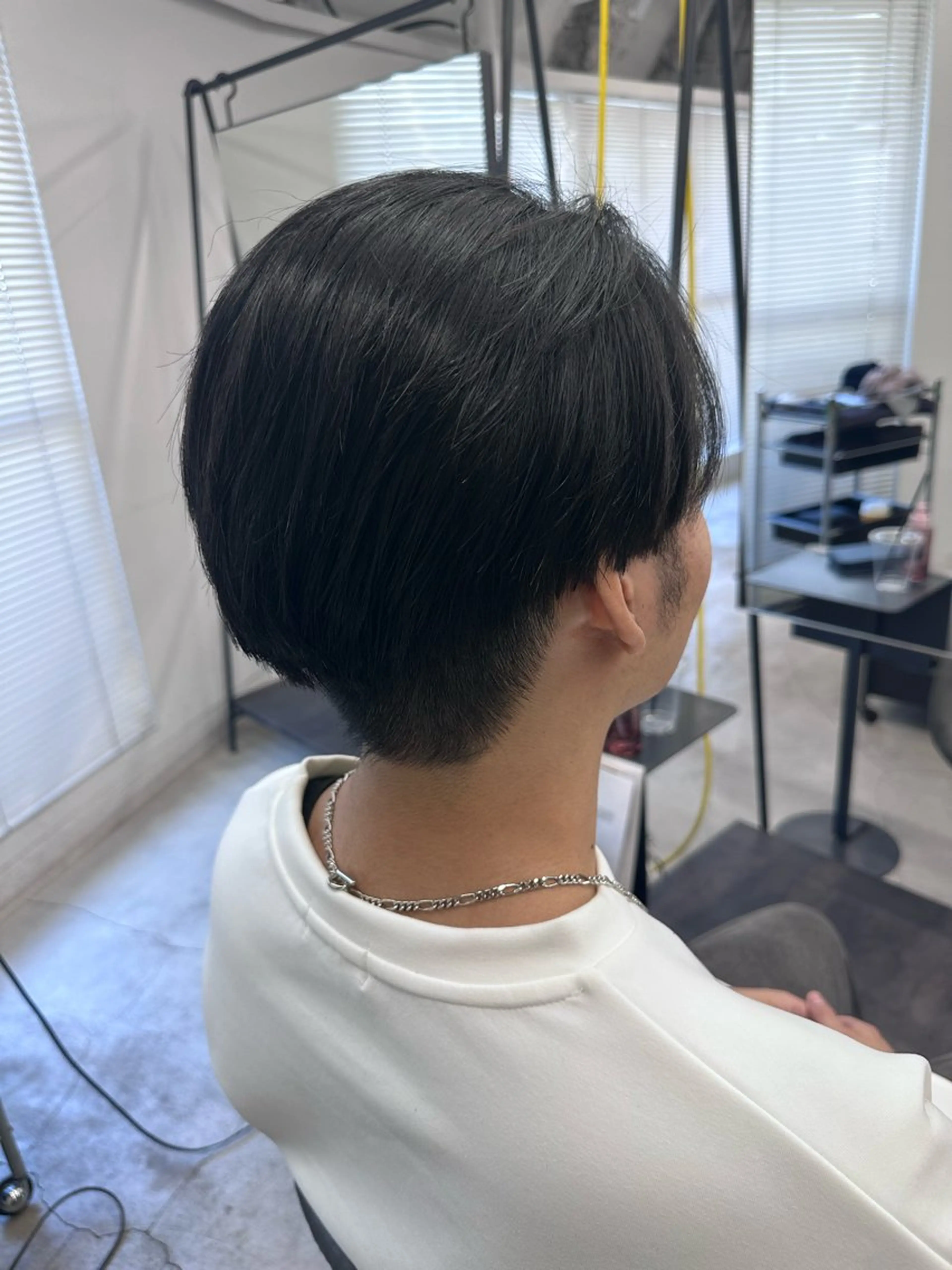 ショート メンズ カット 縮毛矯正 カット/パーマ メンズ😎ともかのヘアスタイル