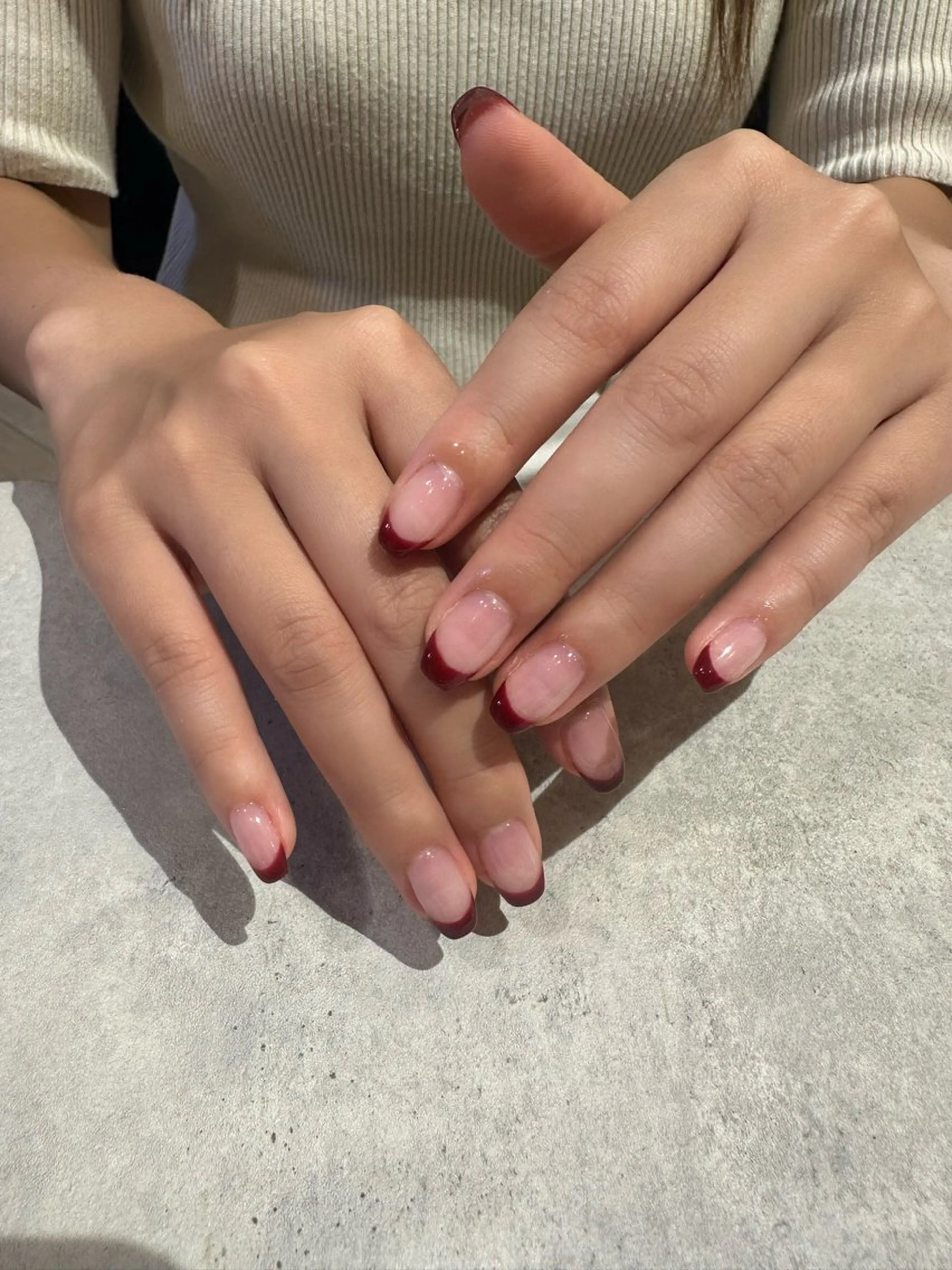 練習モデル❣【オフありフレンチ】パラジェル使用の写真