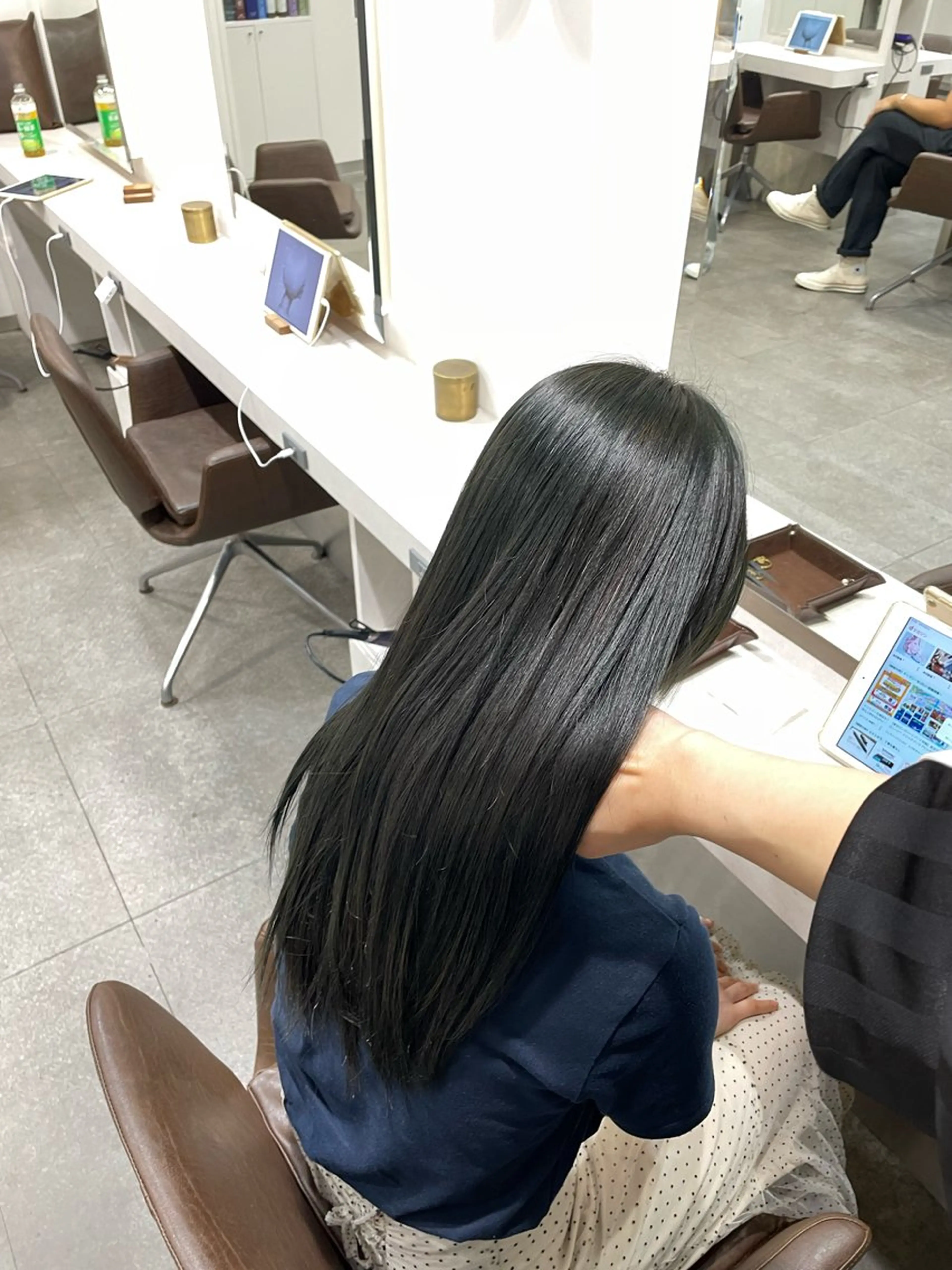 ロング ハイライトデザイン 特化/表参道/みづきのヘアスタイル