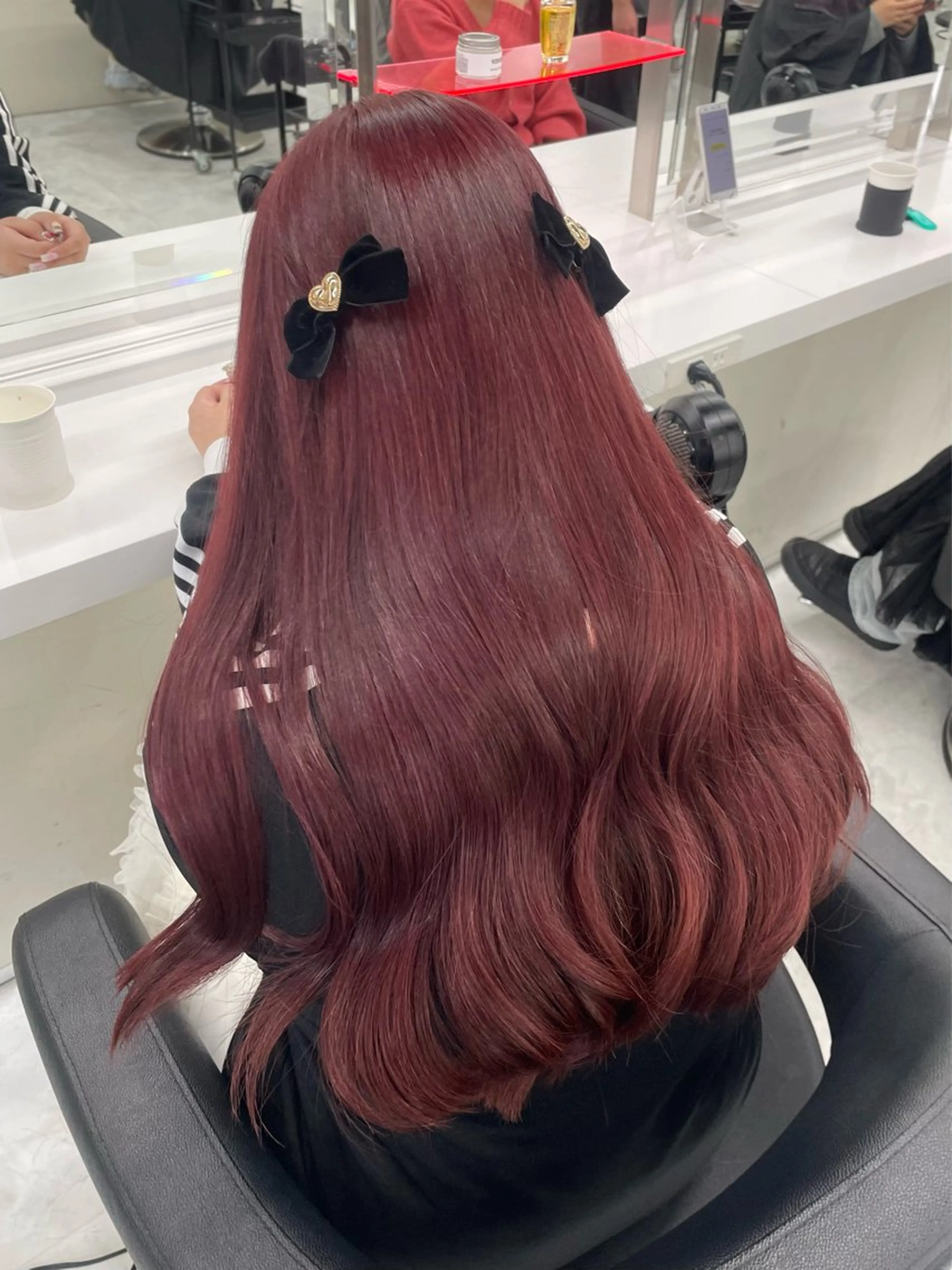 ロング カラー ヘアアレンジ 💗トレンド暖色ヘア Natsumi 💗のヘアスタイル