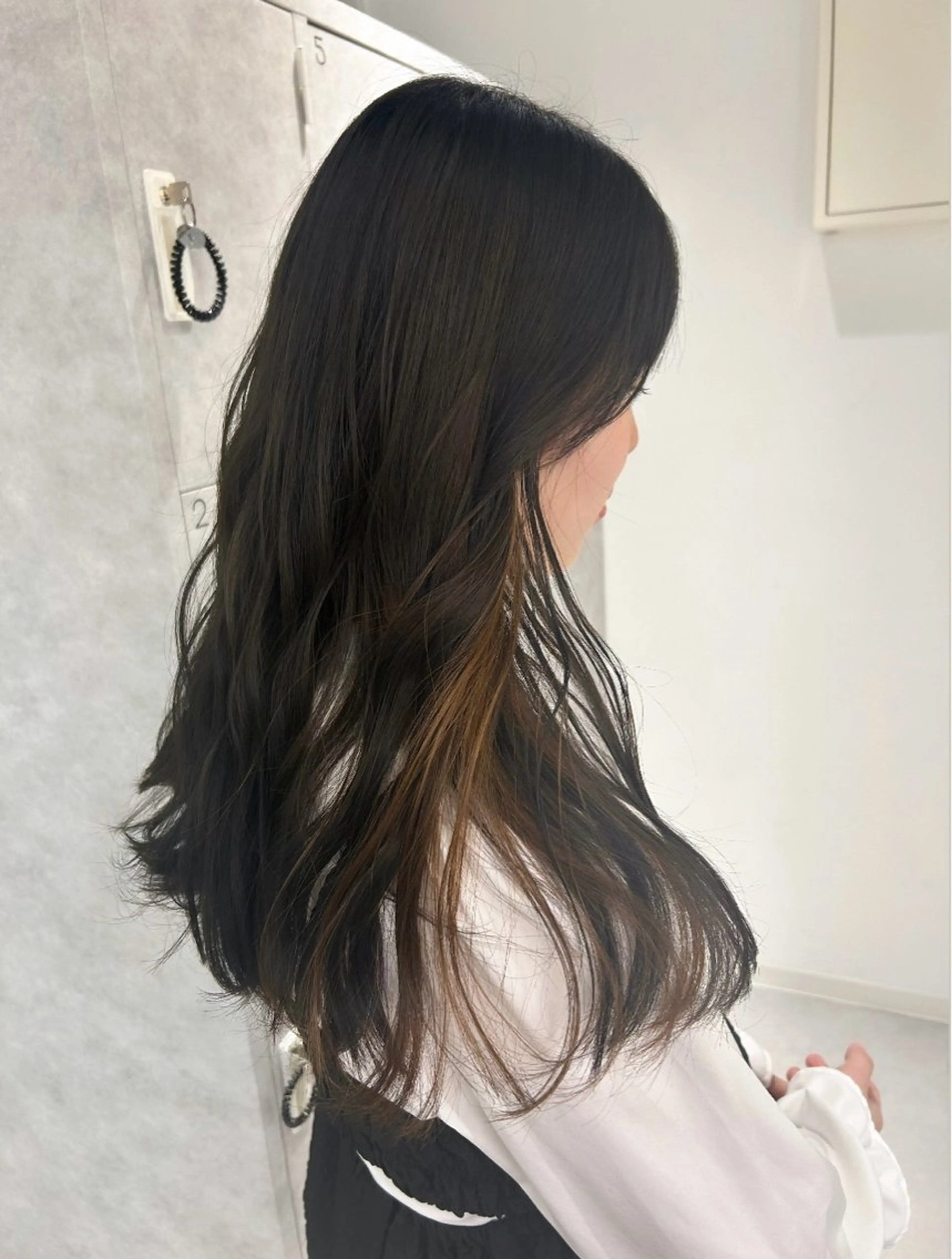 ロング カラー カット ヘアカラー トリートメント 透けカラー/顔周り カット/Nanaのその他イメージ