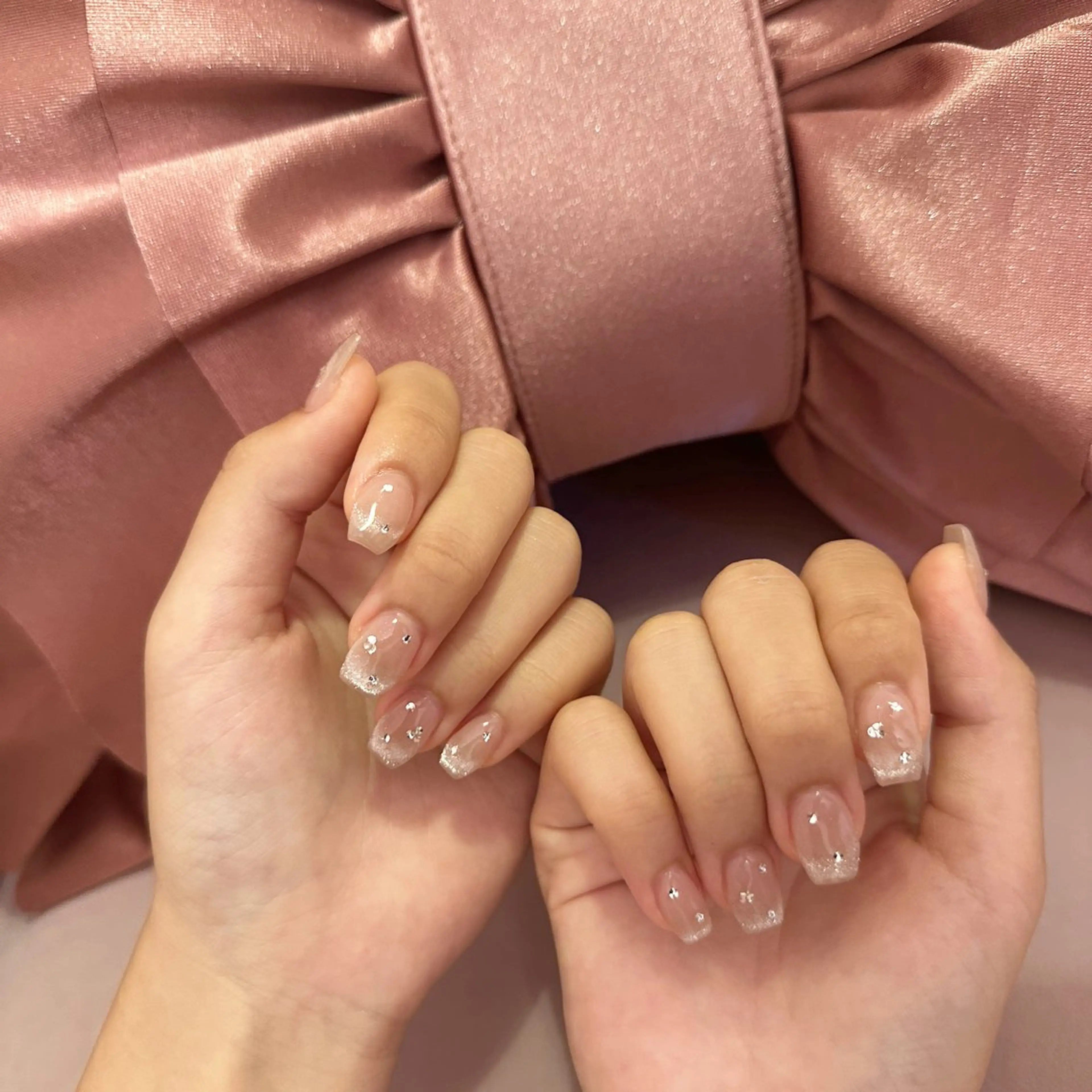 ネイル フレンチネイル マグネットネイル マグネットフレンチ nail salon coco.のネイルデザイン