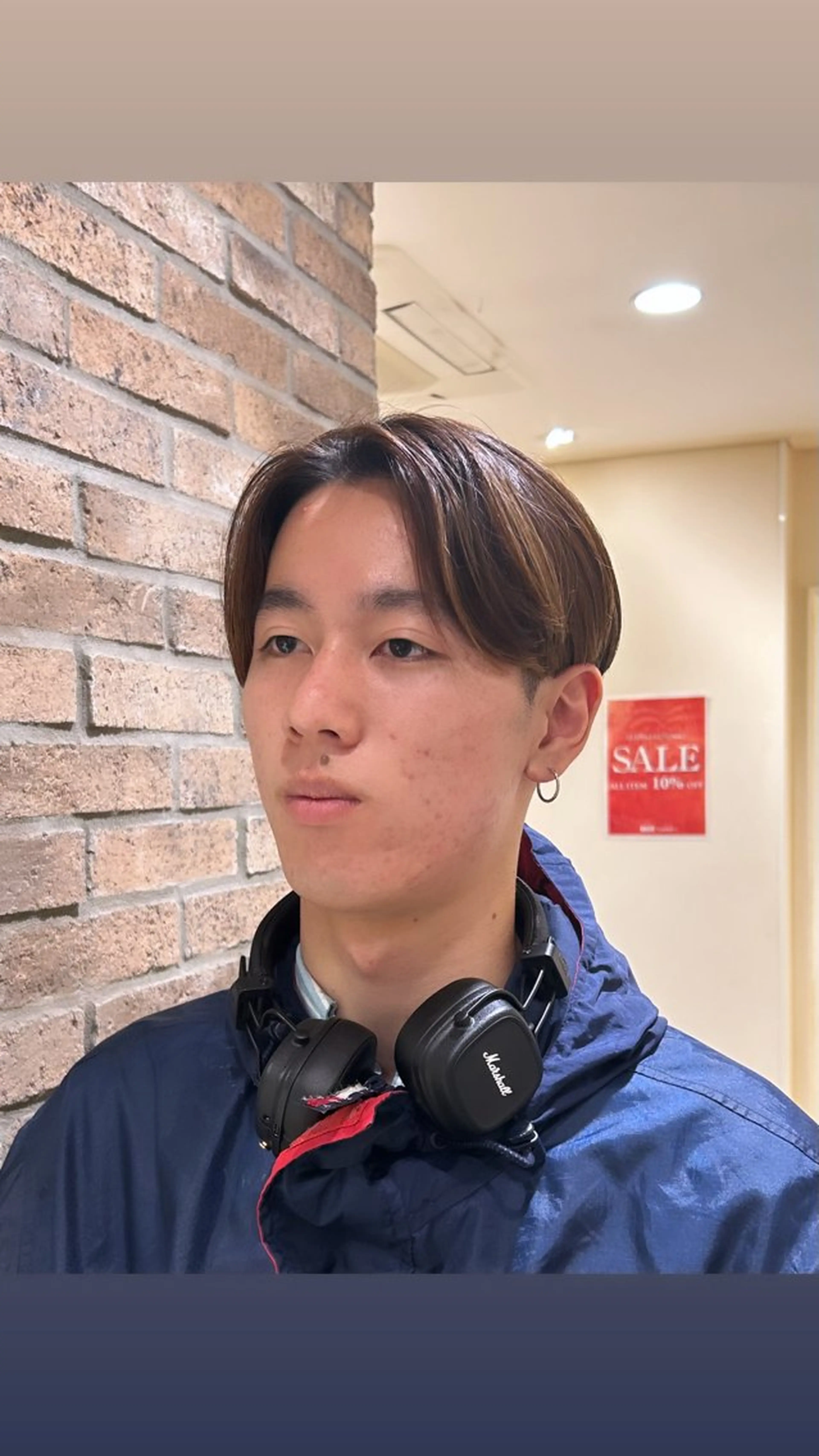 パーマ メンズ センターパート メンズメッシュ マッシュ メンズパーマ メンズツイストパーマ 高田馬場/メンズ/ 外国人風ヘアのヘアスタイル