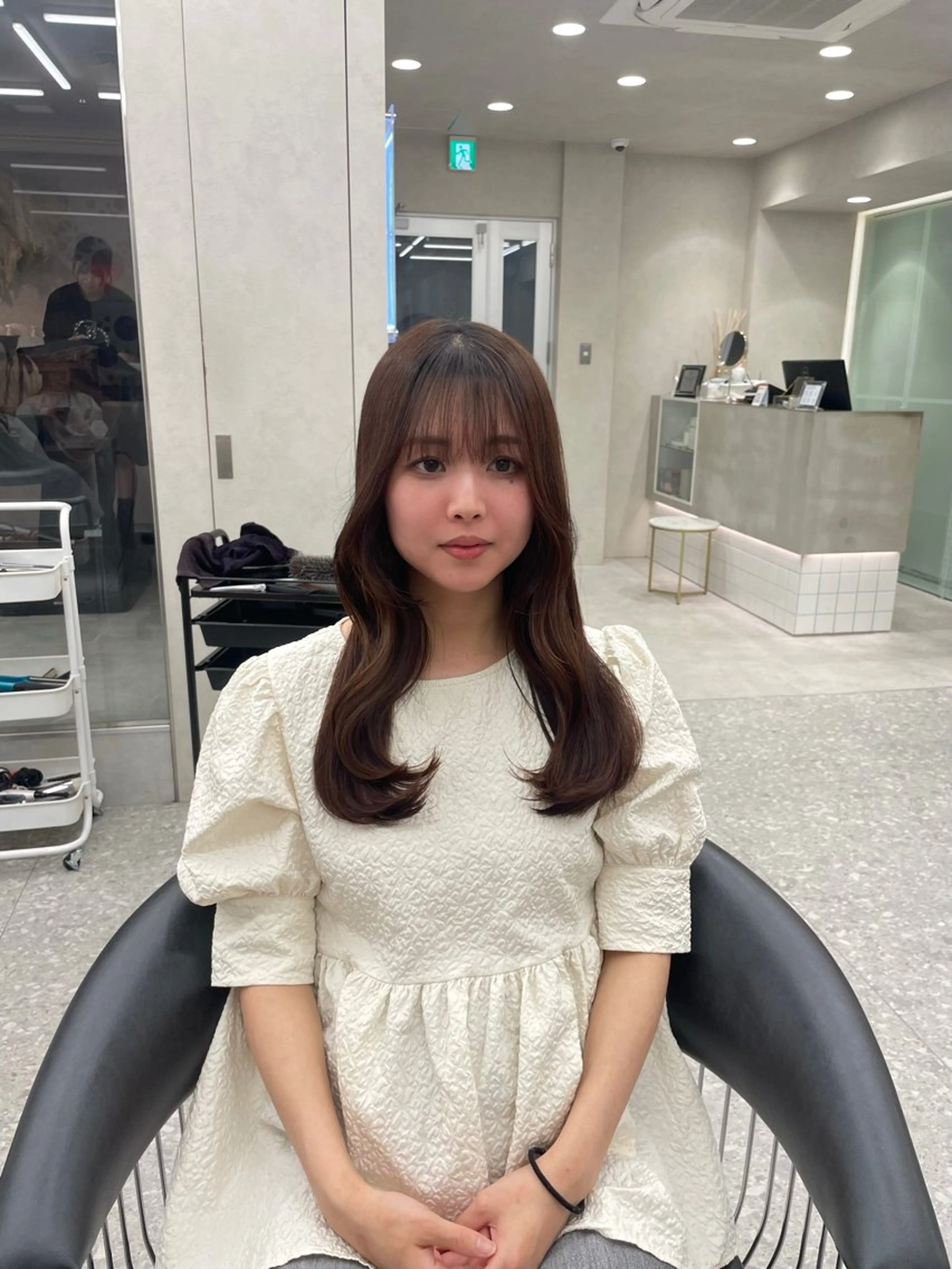ロング ヘアカラー 🫧美髪縮毛矯正🫧 ボブ🎀ひなのヘアスタイル
