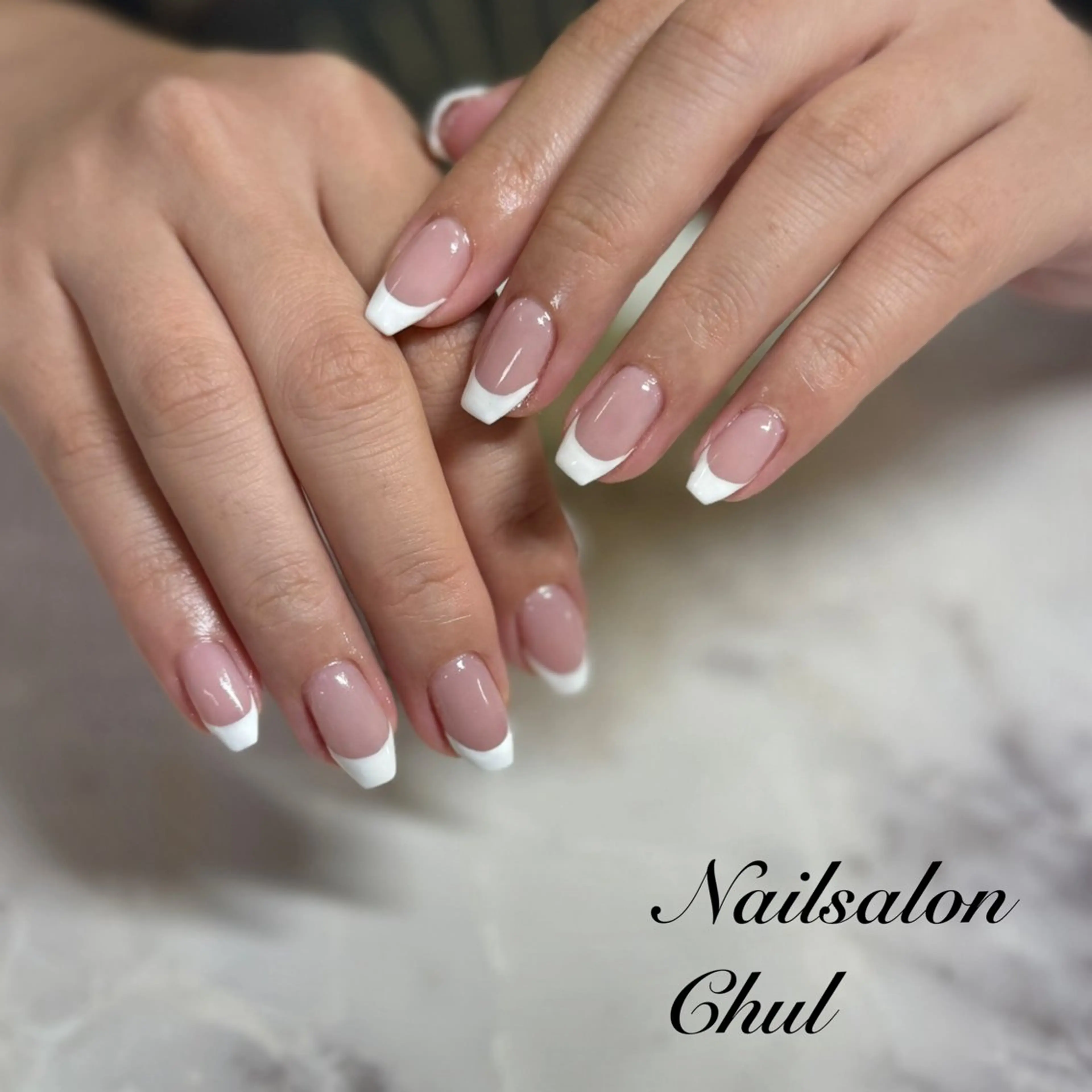 ネイル フレンチネイル ネイルサロン チュルのネイルデザイン