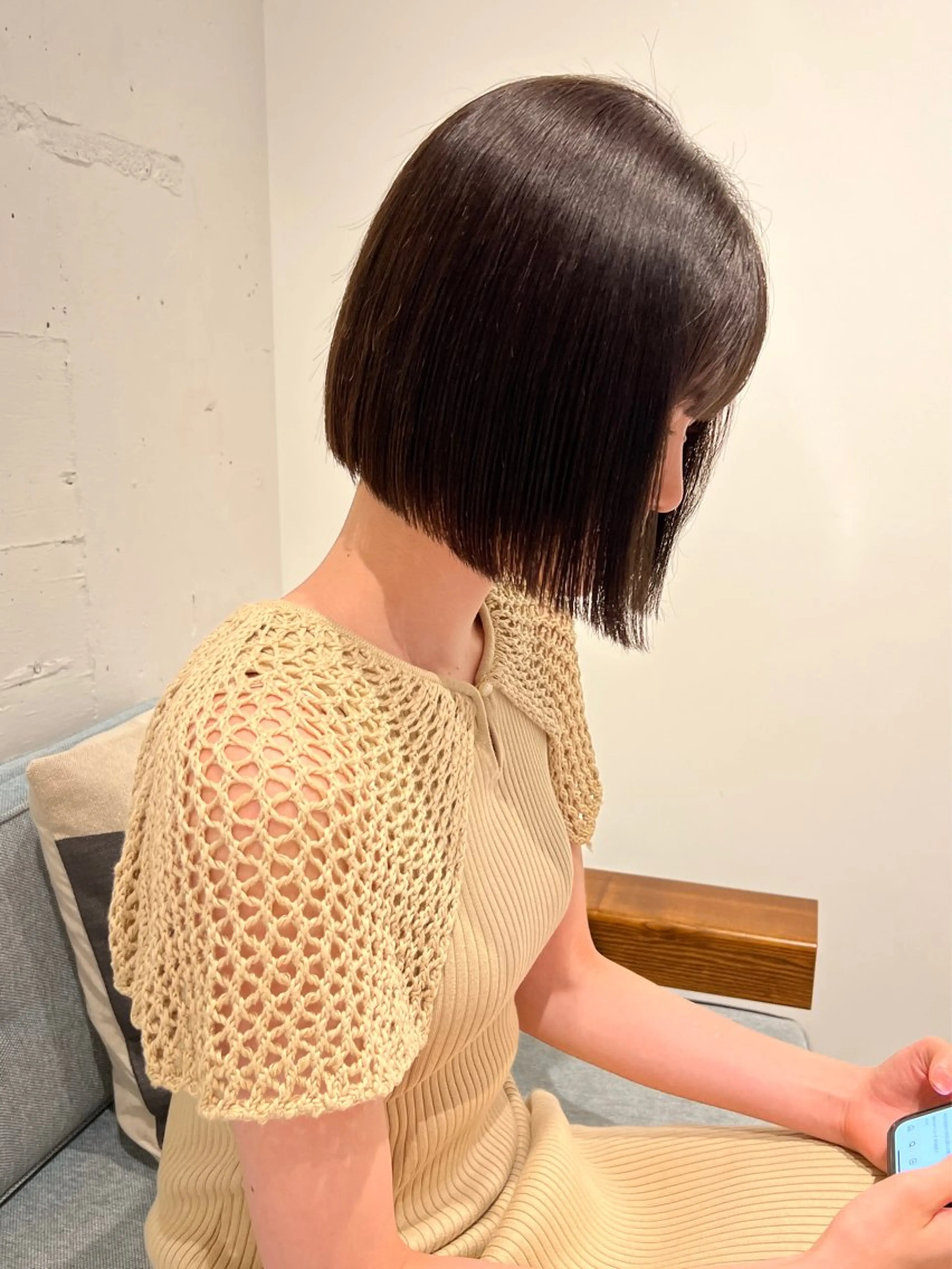 ショート 峯田 優花のヘアスタイル