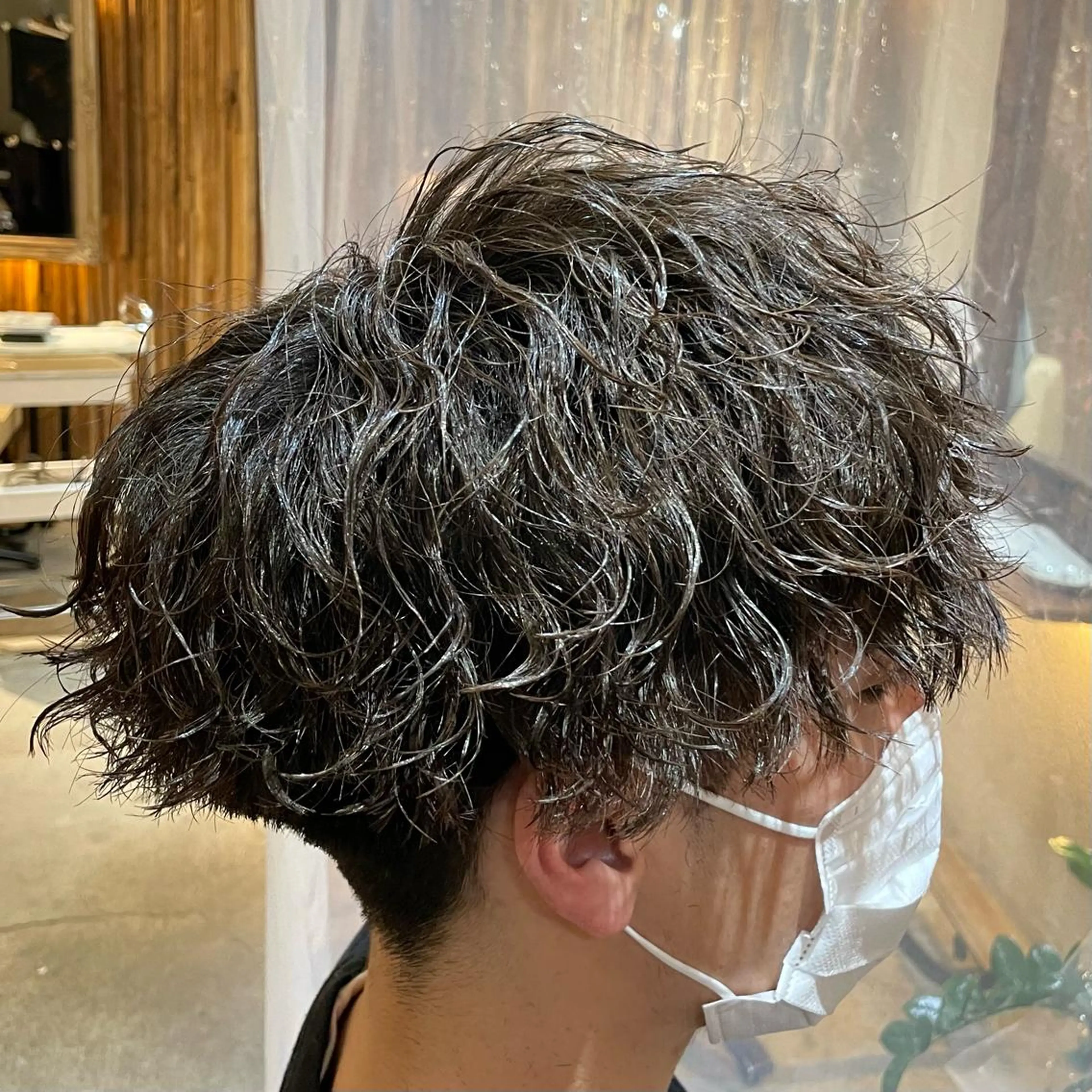 パーマ メンズ メンズパーマ ツイストスパイラルパーマ スパイラルパーマ カット パーマ ヘアセット メンズ/メンズパーマ /心斎橋/新地政紀のヘアスタイル