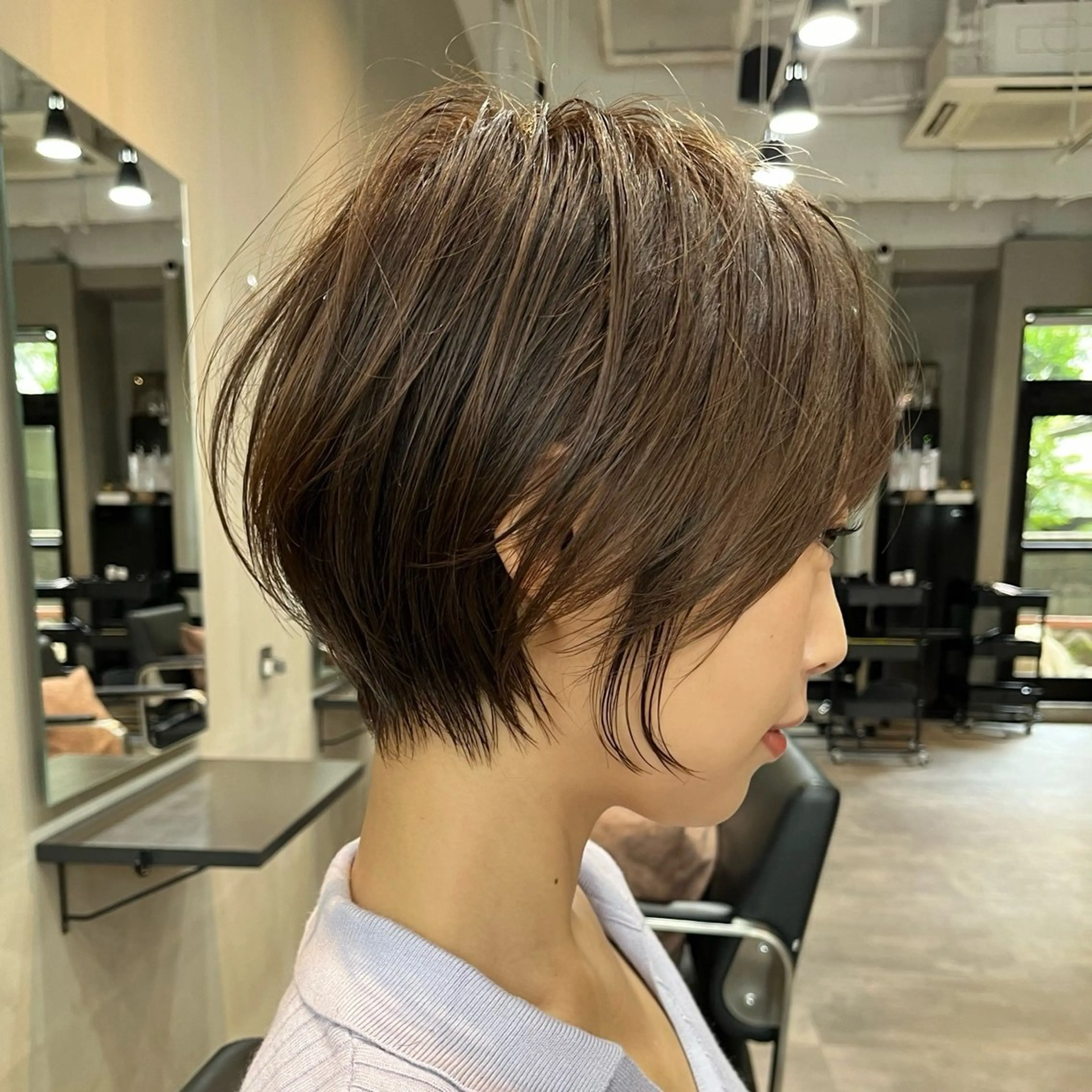 ショート カット ヘアカラー 中島 主貴のヘアスタイル