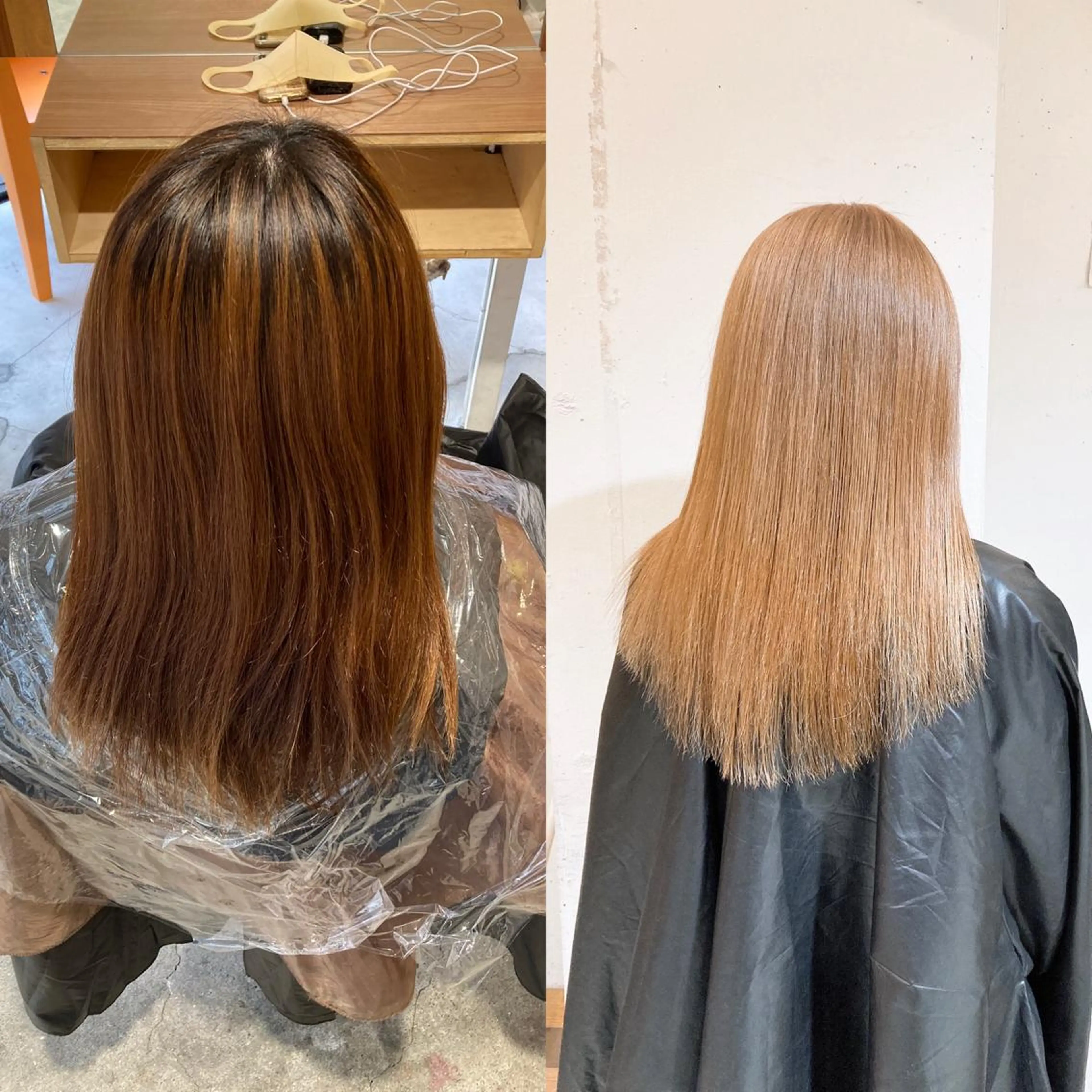 カラー 💗モテ髪 ハイトーンあや💗のヘアスタイル