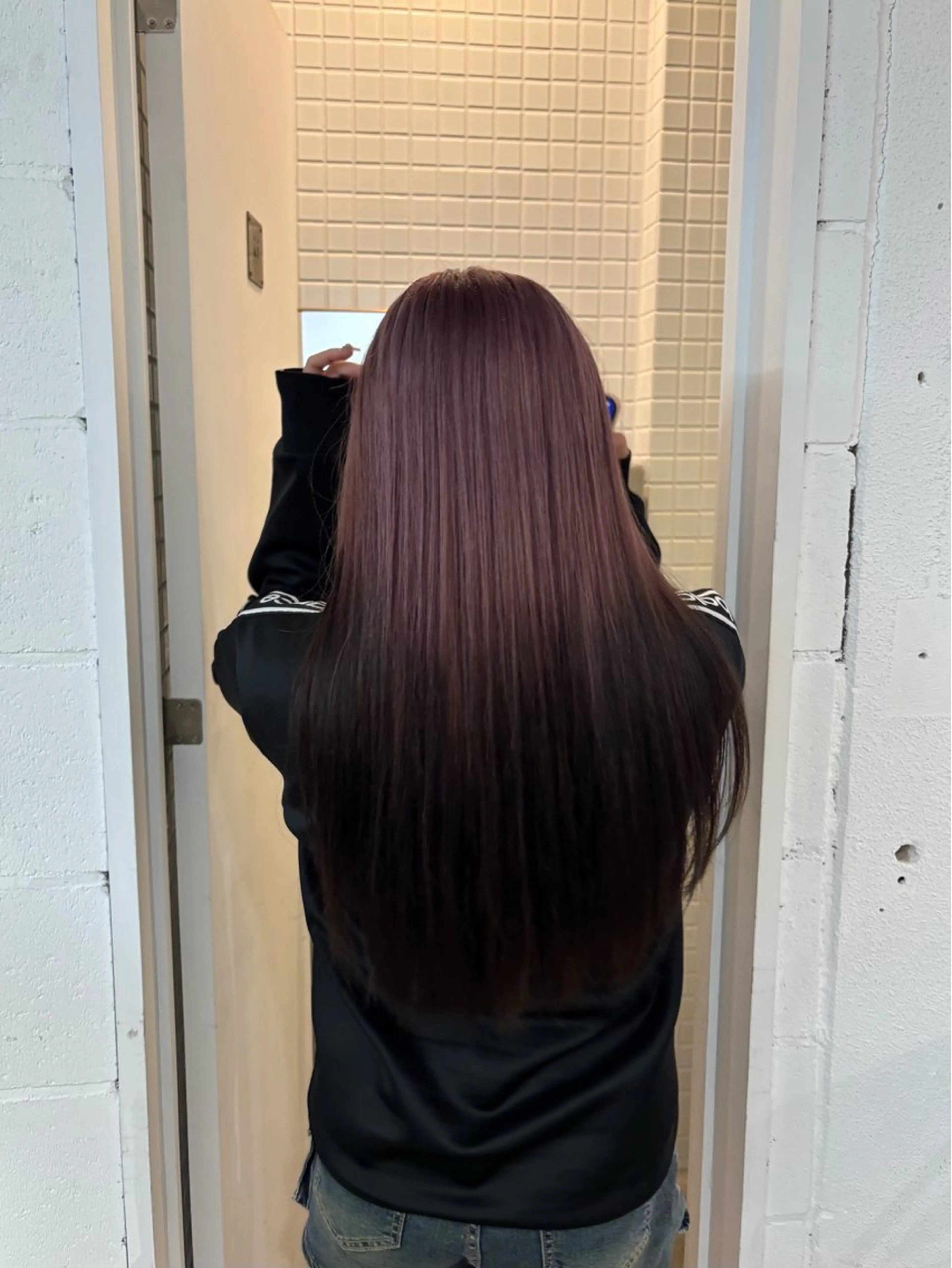 ロング ヘアカラー リナ/名古屋/矢場町 カットモデルのヘアスタイル